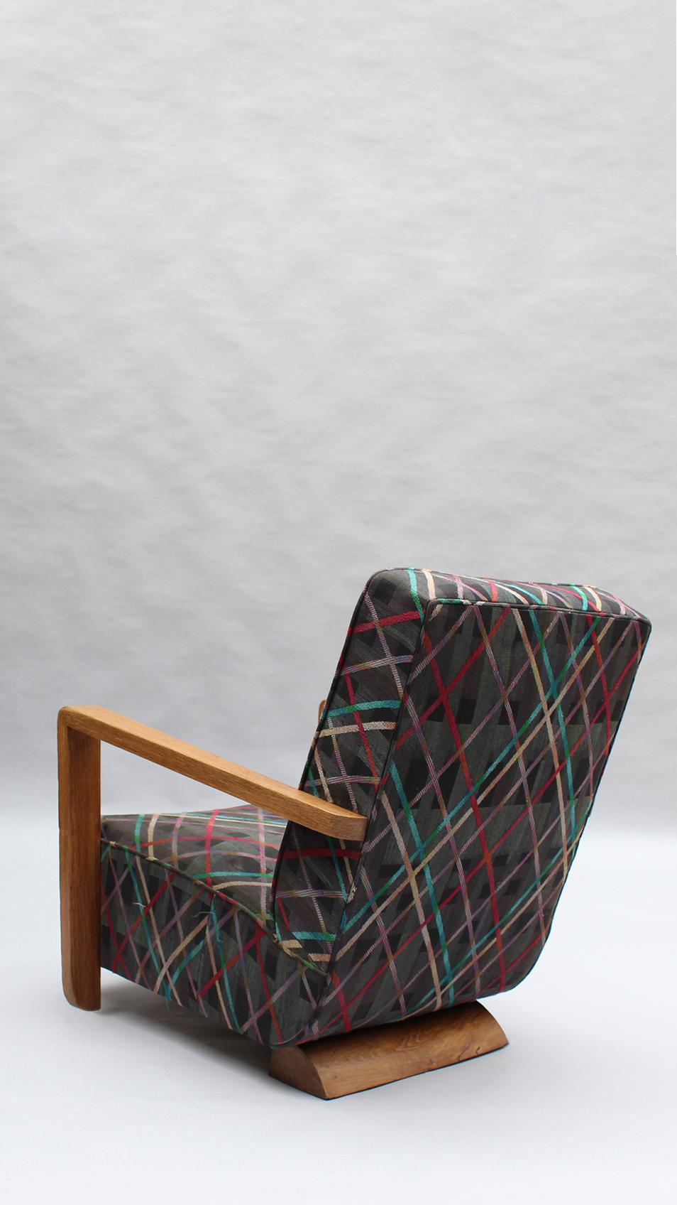 Pair of Fine French Art Deco Club Chairs For Sale 5