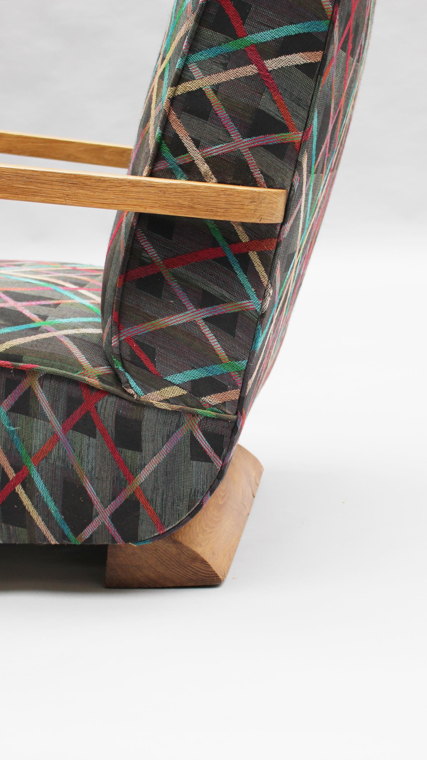 Pair of Fine French Art Deco Club Chairs For Sale 9