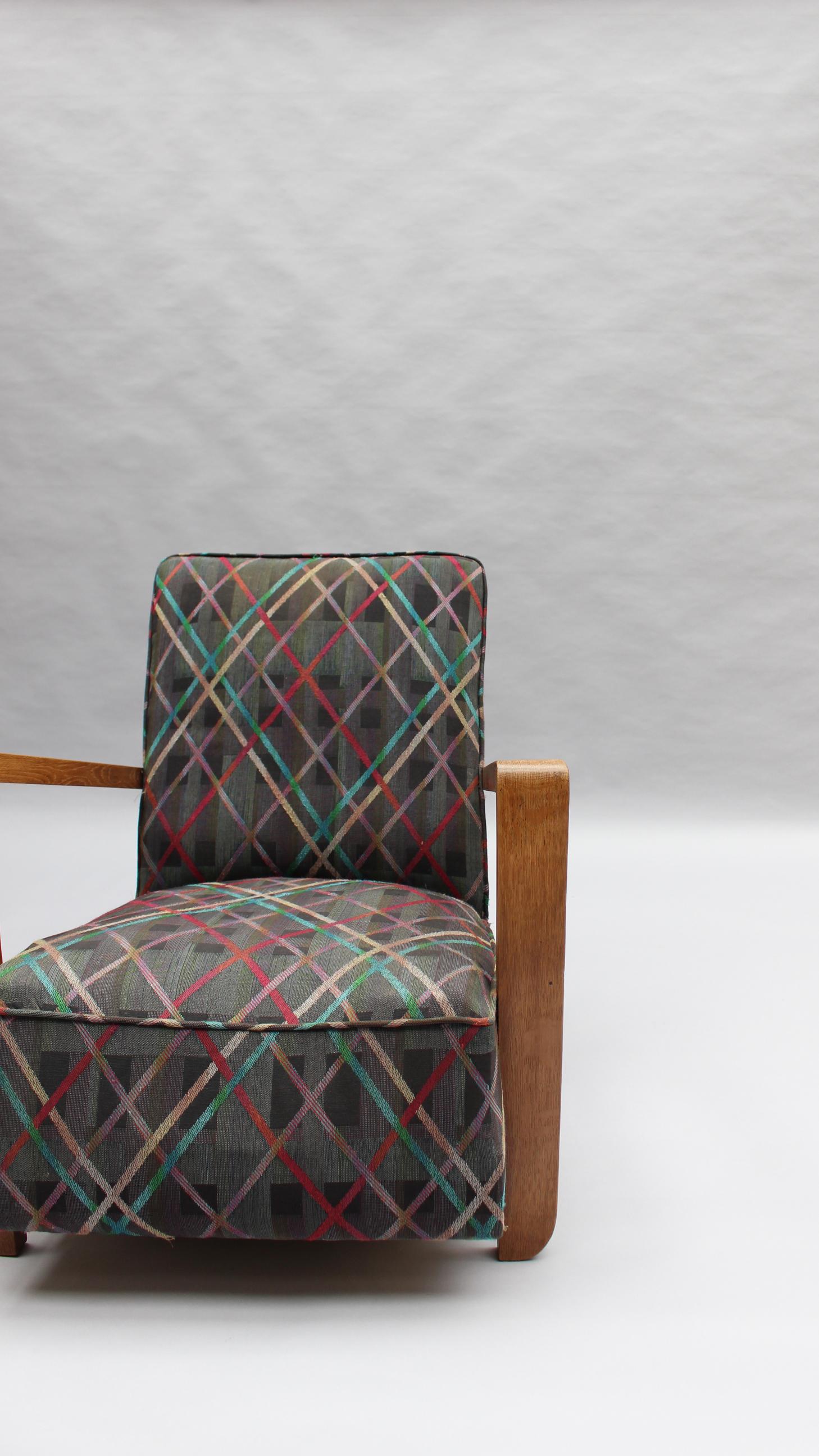 Pair of Fine French Art Deco Club Chairs For Sale 11