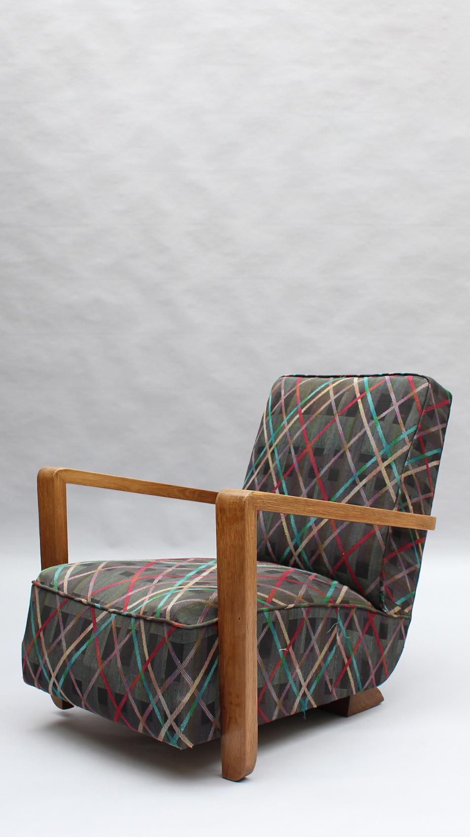 Pair of Fine French Art Deco Club Chairs For Sale 13