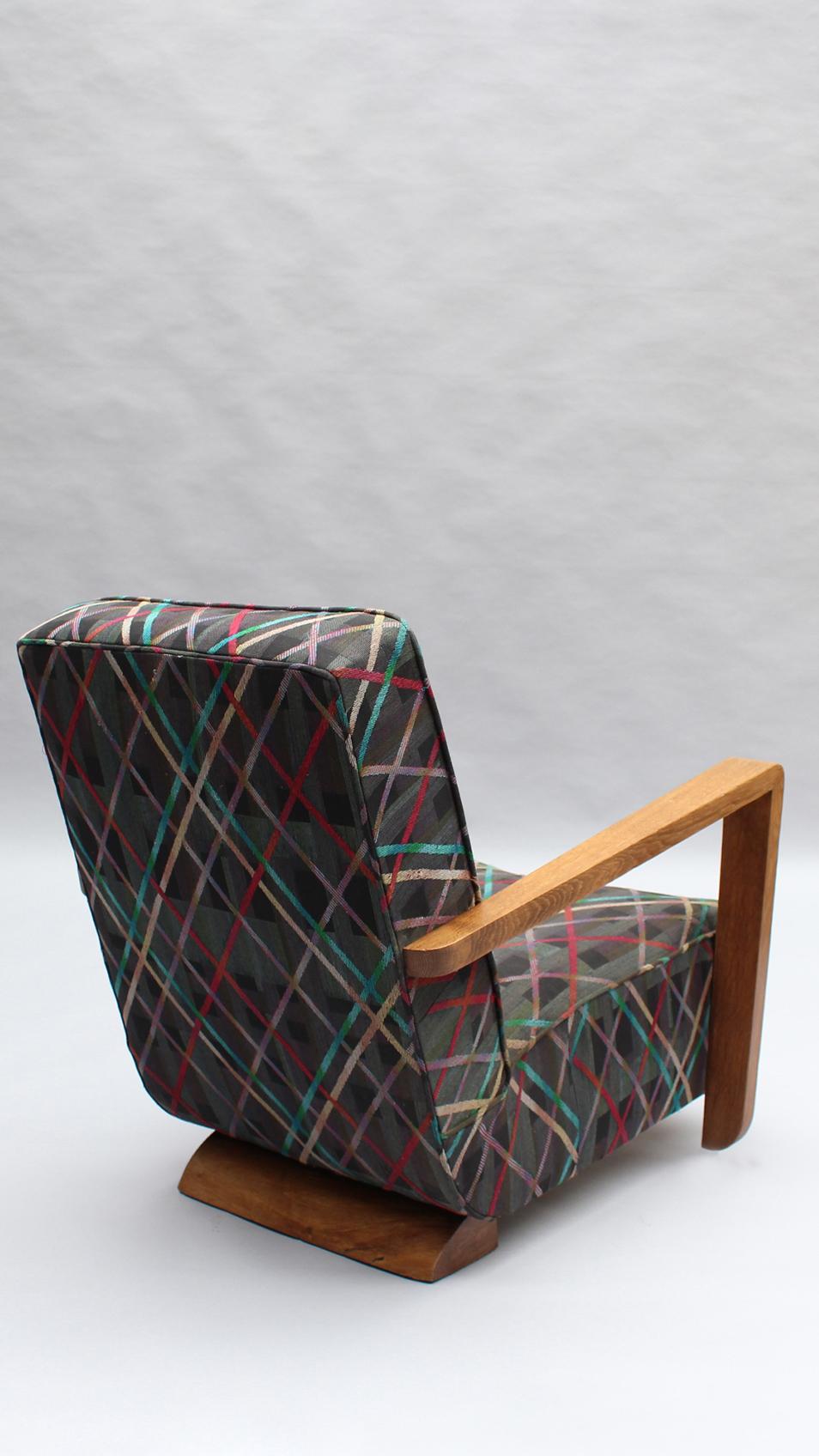 Pair of Fine French Art Deco Club Chairs For Sale 3