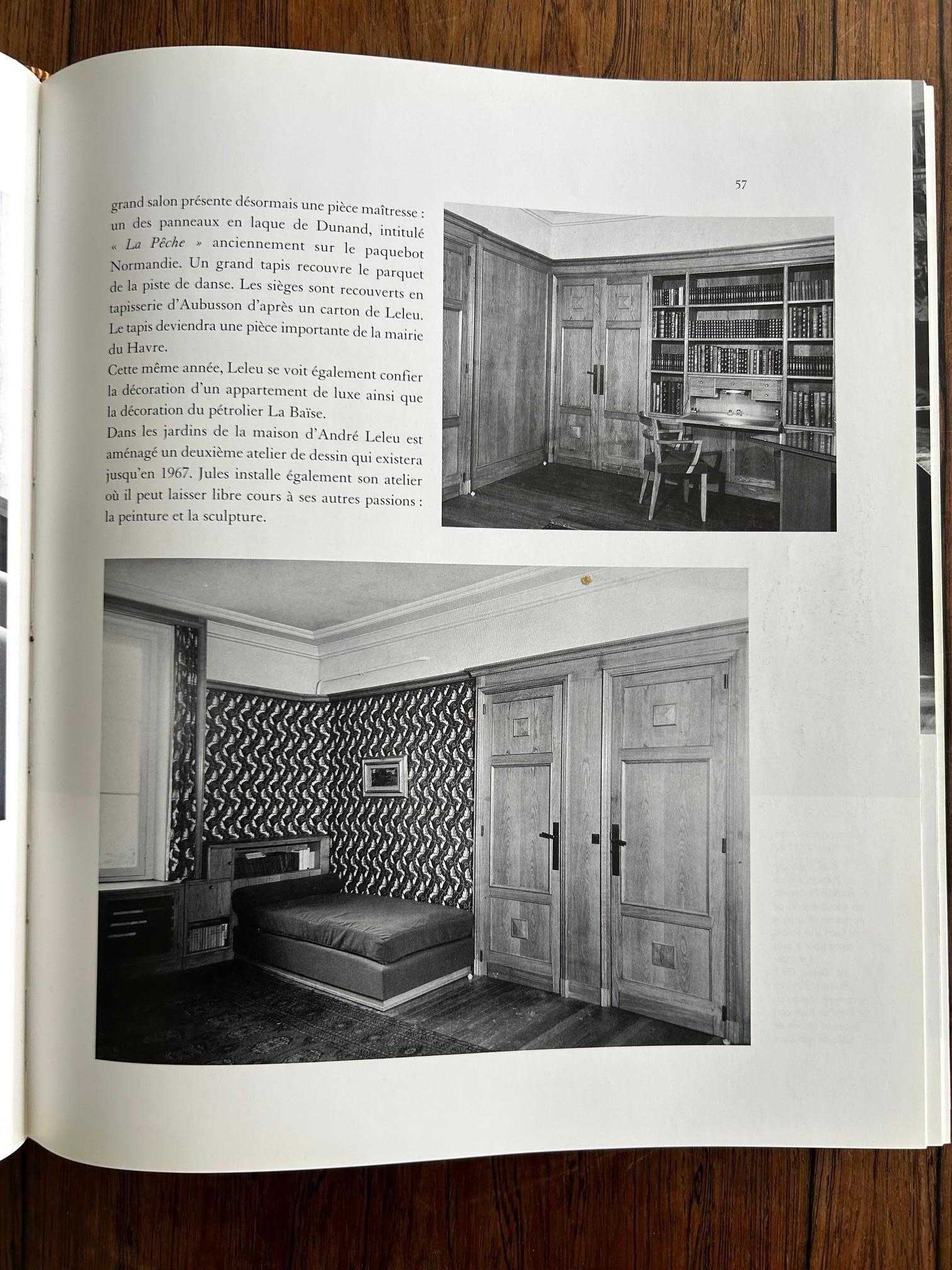Coppia di poltrone in mogano Art Deco francese di Jules Leleu in vendita 9