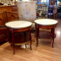 Pair of Fine French Bouillotte Tables