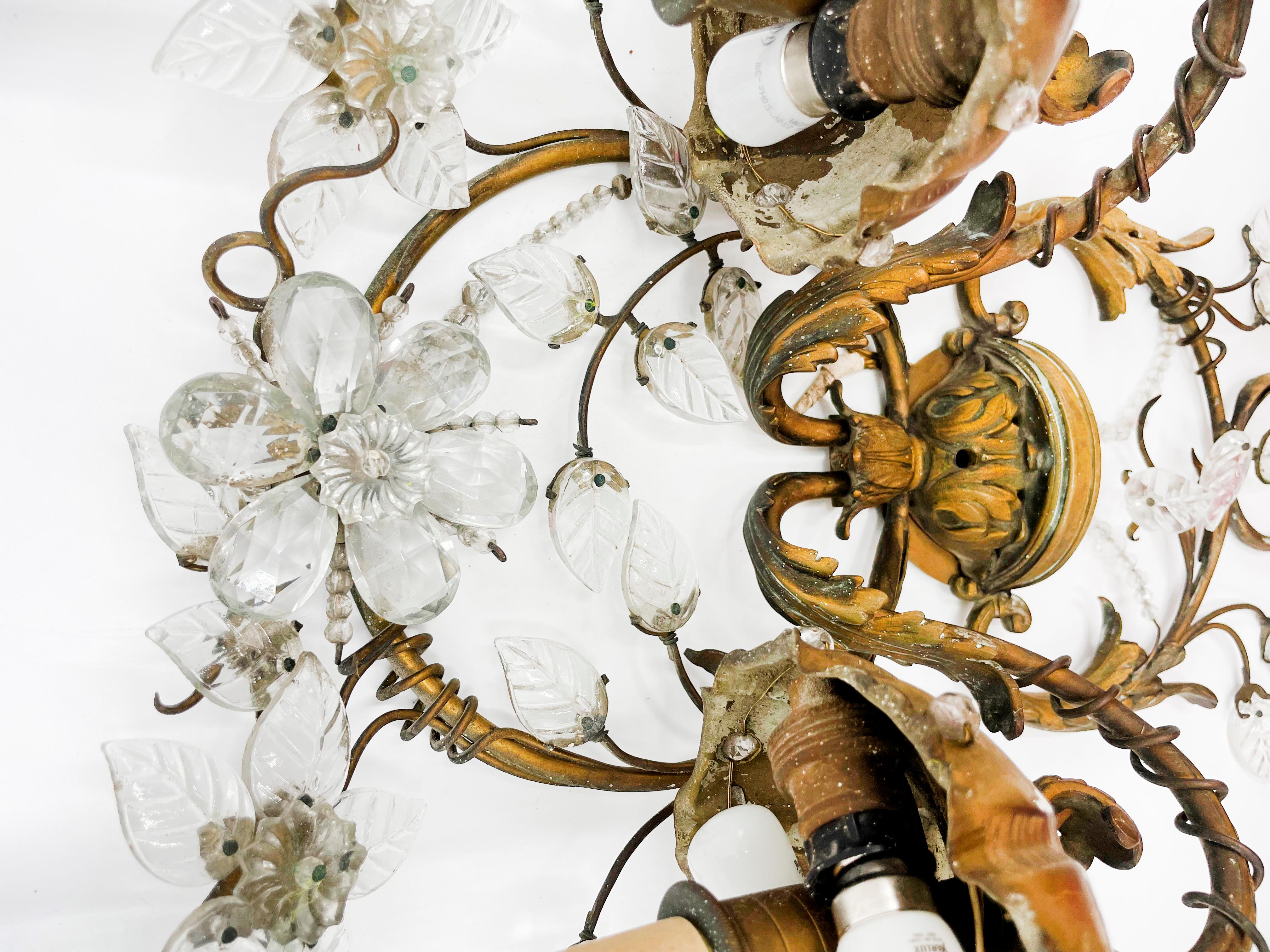 Pair of Fine French Modern Neoclassical Wall Lights Sconces by Maison Baguès. For Sale 2