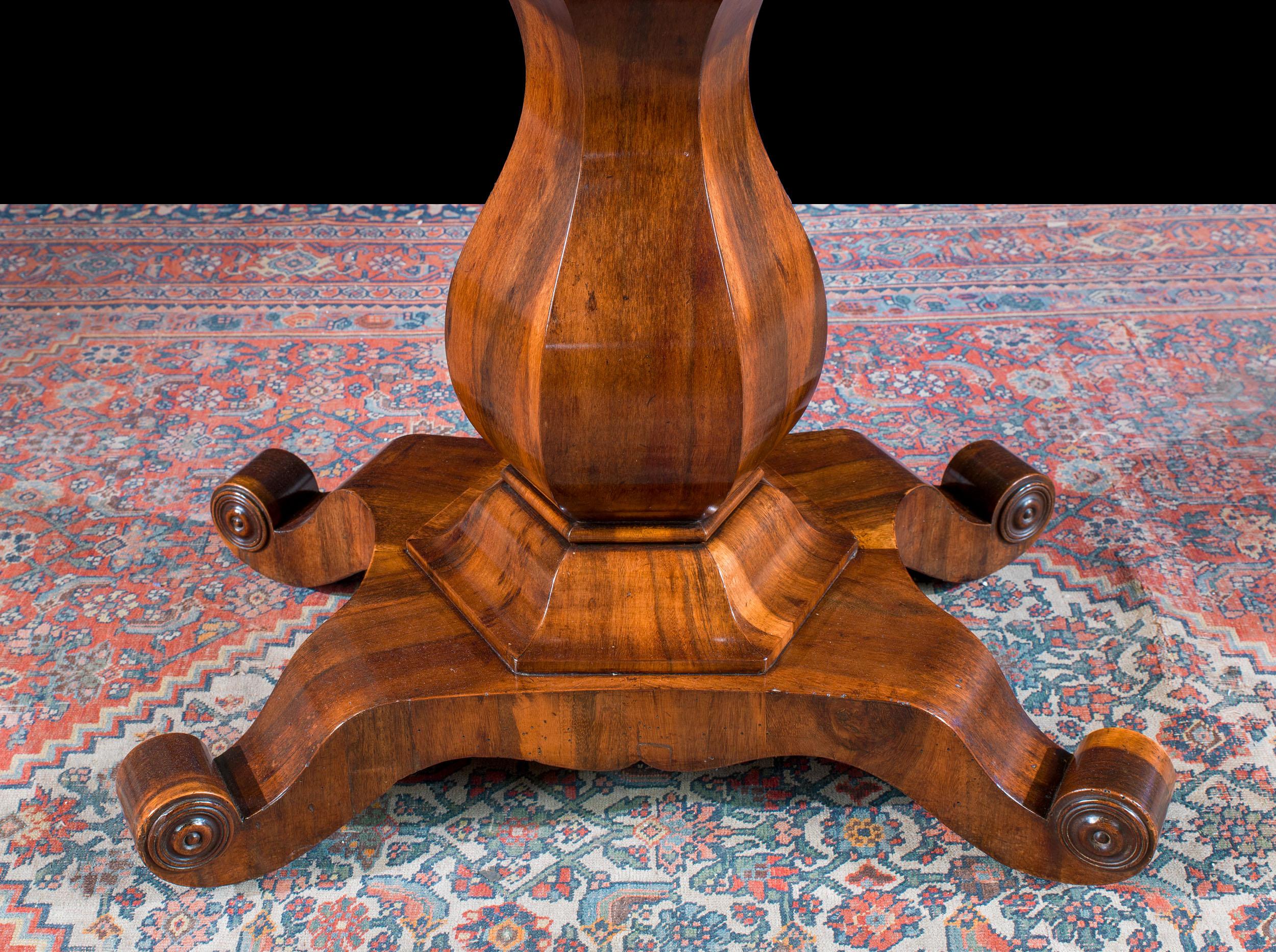 Hand-Carved Pair of Fine Goncalo Alves Tea Tables For Sale