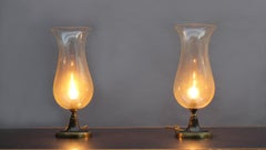 Pair of Fine Italian Mid-Century Hand Blown Table Lamps by Seguso