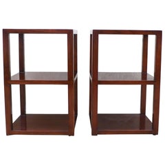 Pair of Fine Jumu End Tables