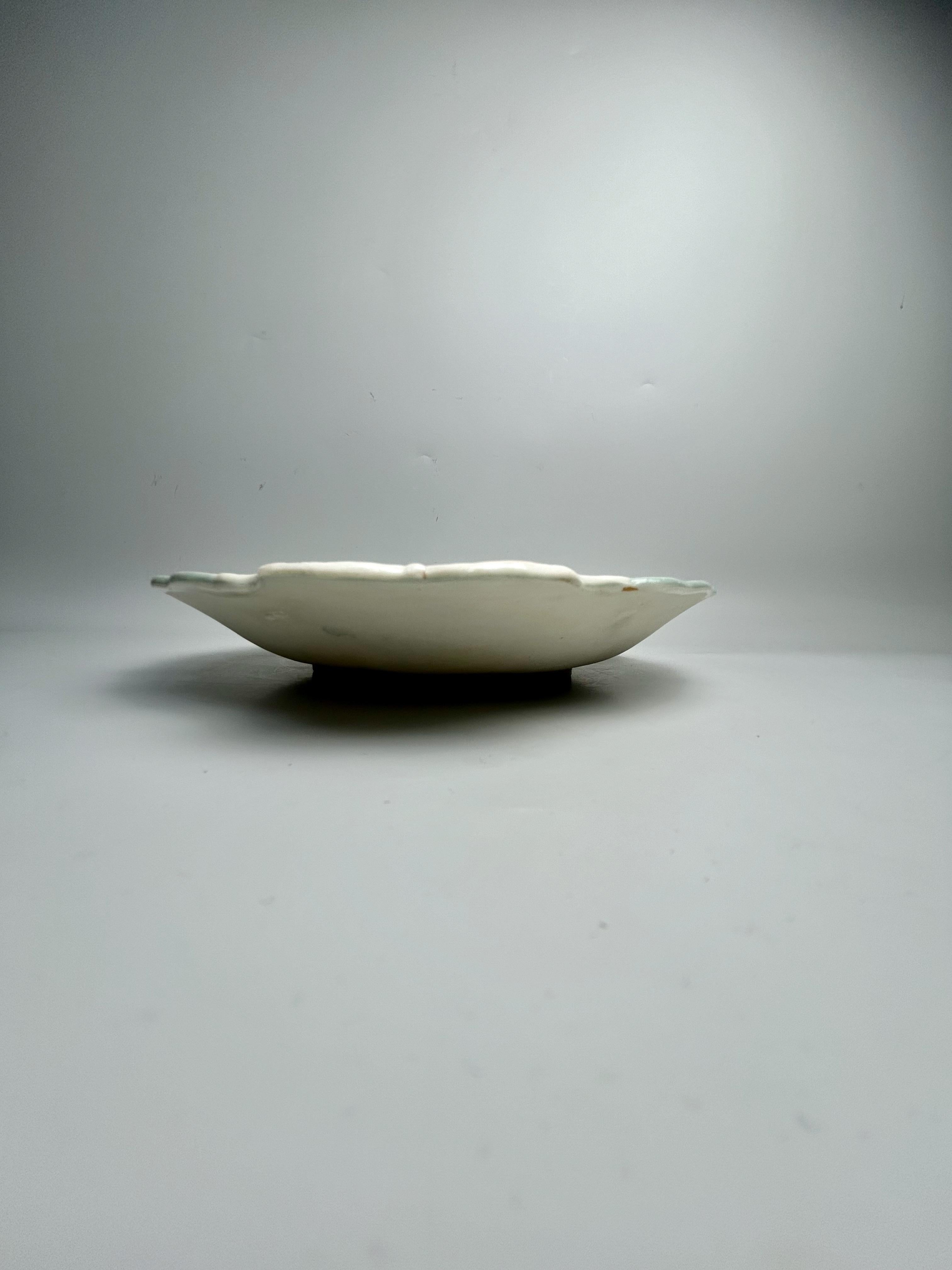 Pair of Fine Porcelain Appetizer Dishes Attributed to Limoges For Sale 7