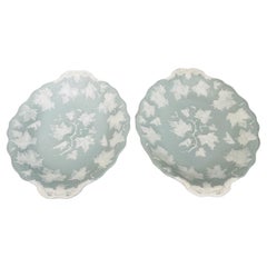Pair of Fine Porcelain Appetizer Dishes Attributed to Limoges