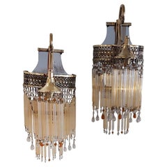 Coppia di apparecchi illuminanti da parete Art&Deco di alta qualità