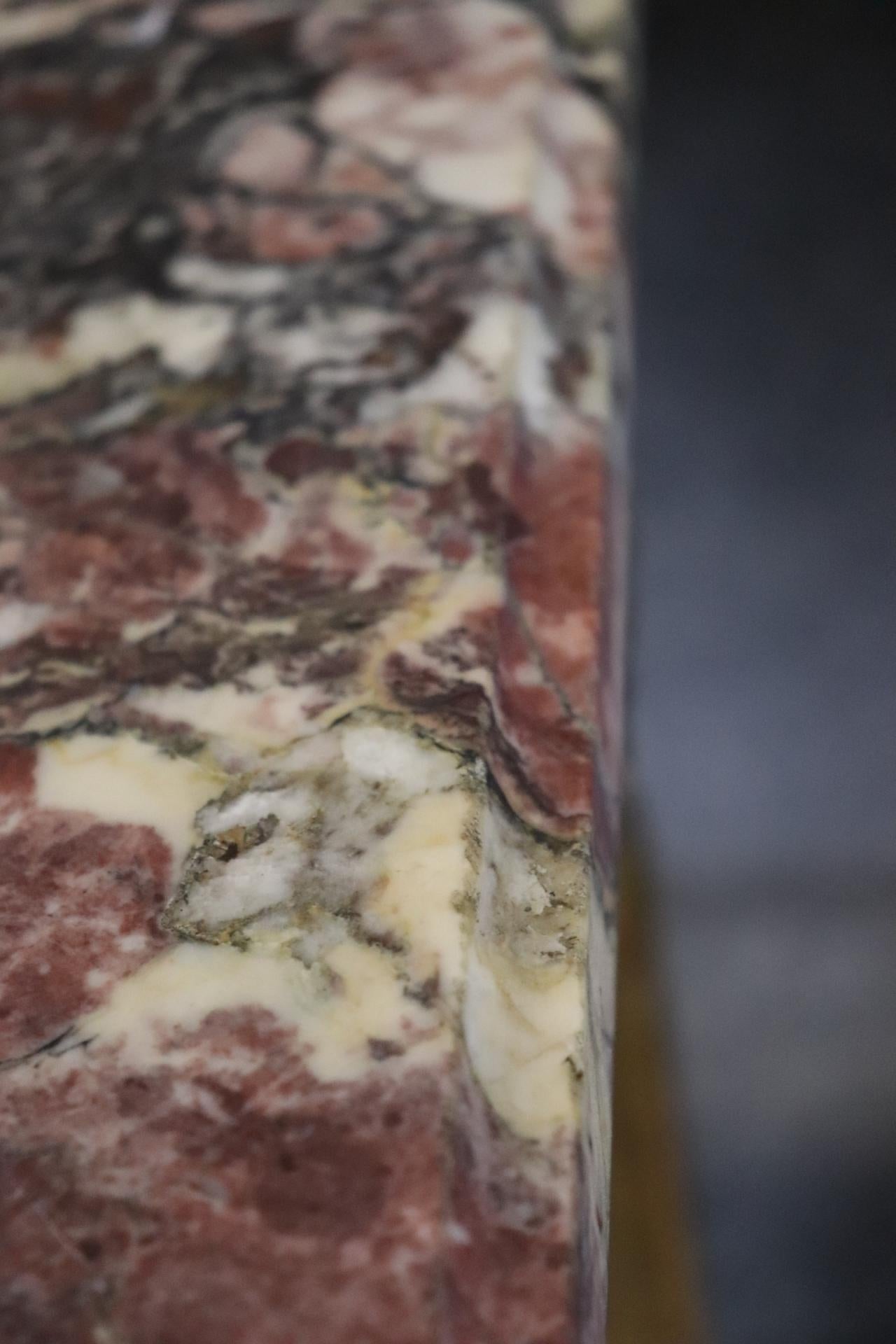 Pair of Fine Quality Marble Top Giltwood Louis XVI Console Tables Circa 1870 For Sale 3