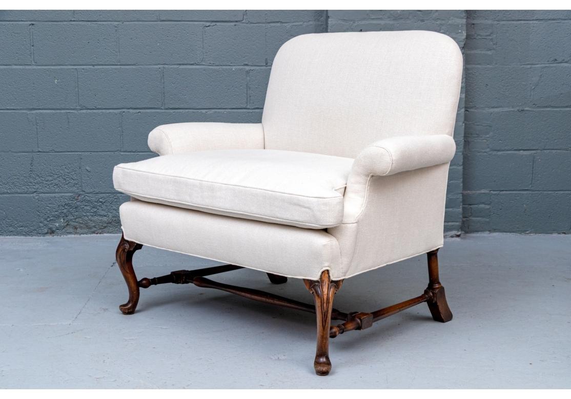 Pair Of Fine Quality Upholstered Chairs And A Half im Angebot 6