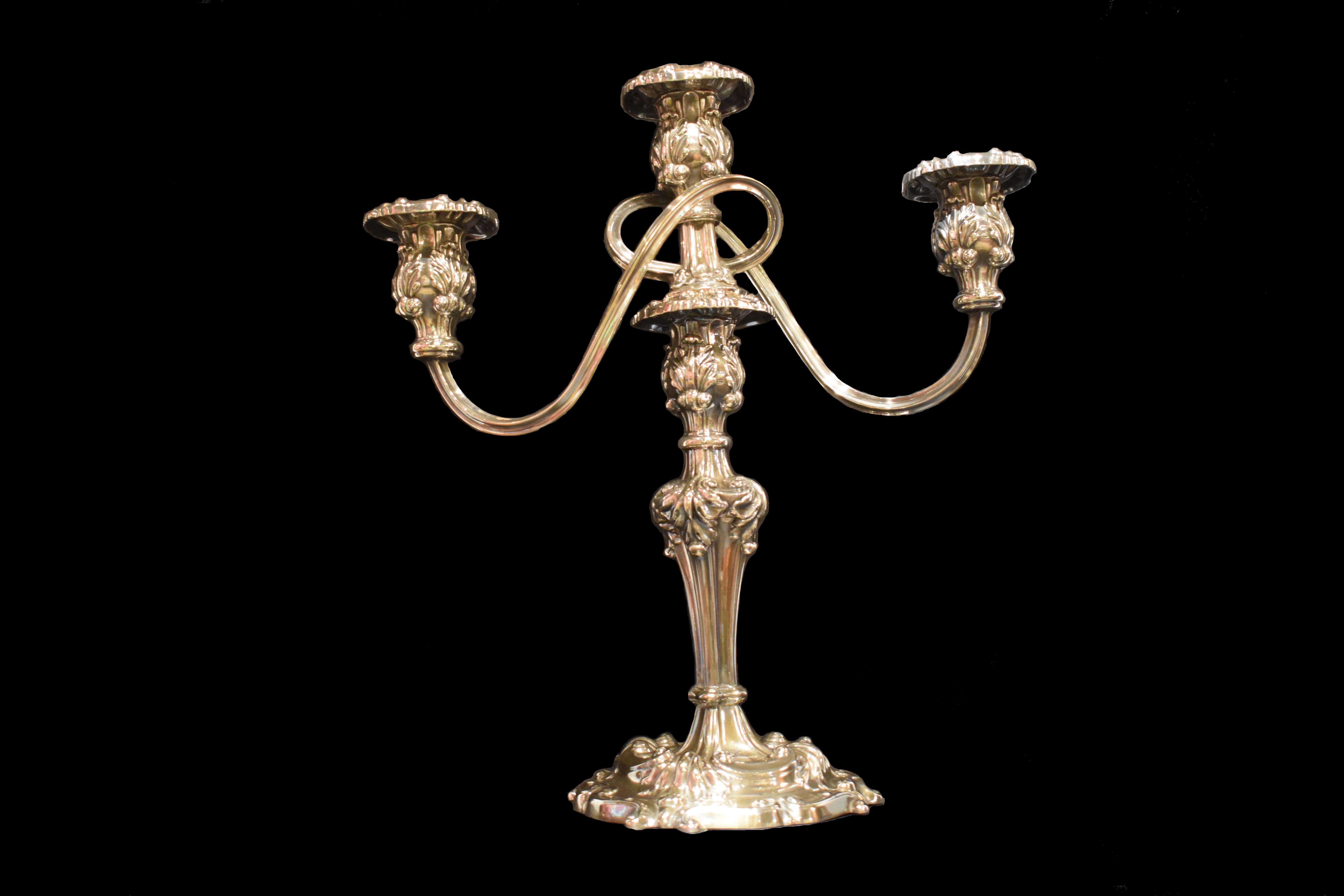 Pair of fine Reed & Barton Silver Plate Candelabra.
NI 1128.