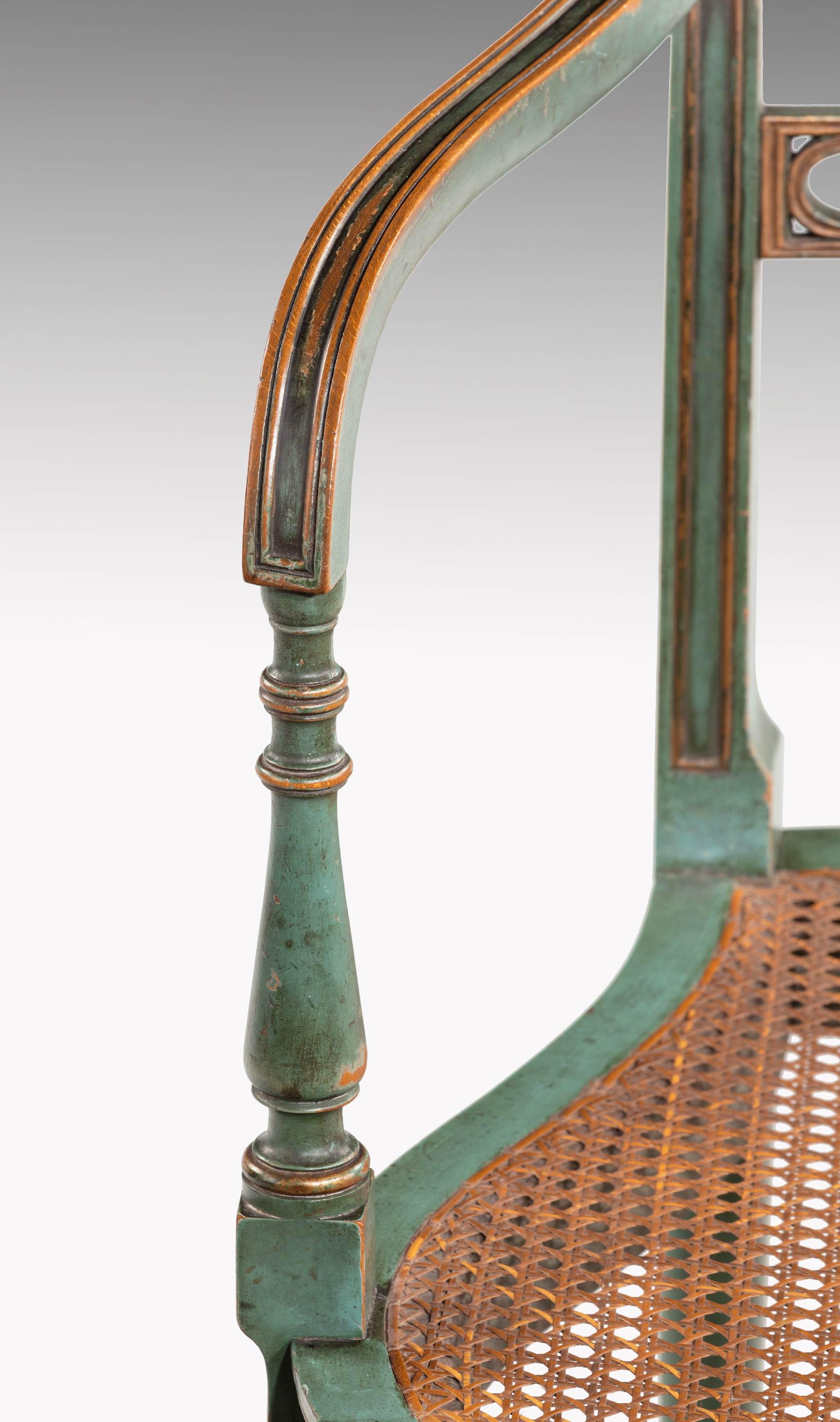Early 19th Century Pair of Finely Drawn Regency Period Chairs