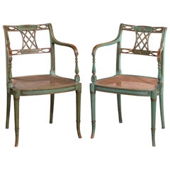 Pair of Finely Drawn Regency Period Chairs