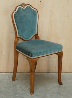 Pair of Finest Quality Waring & Gillows Side Bedroom Chairs Part of Large Suite
