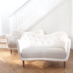 Pair of Finn Juhl Bo 46 Sofas by Carl Brørup for Bovirke, 1946