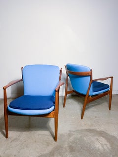 Pair of Finn Juhl Delegate Chairs by Baker Furniture