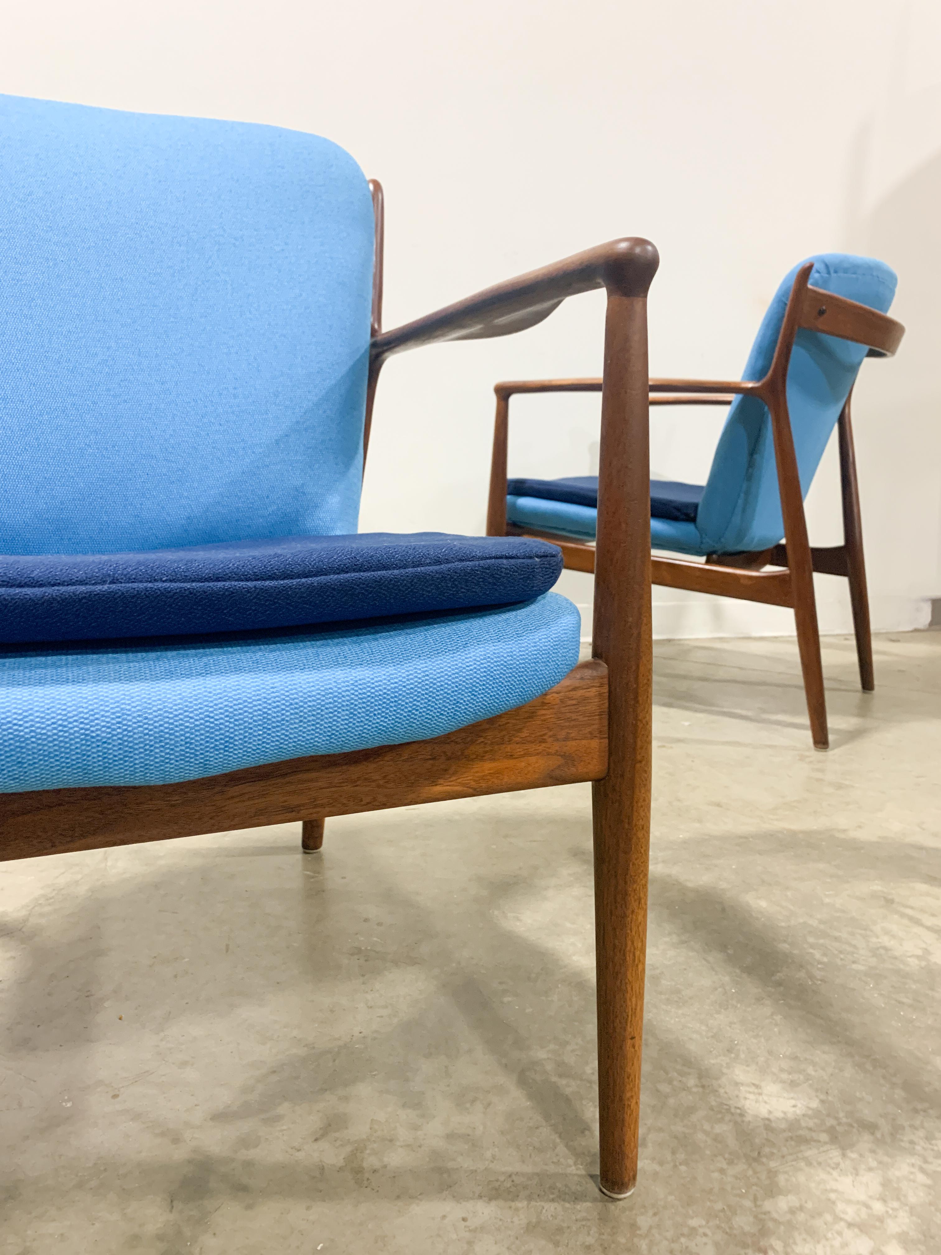American Pair of Finn Juhl Delegate Chairs by Baker Furniture