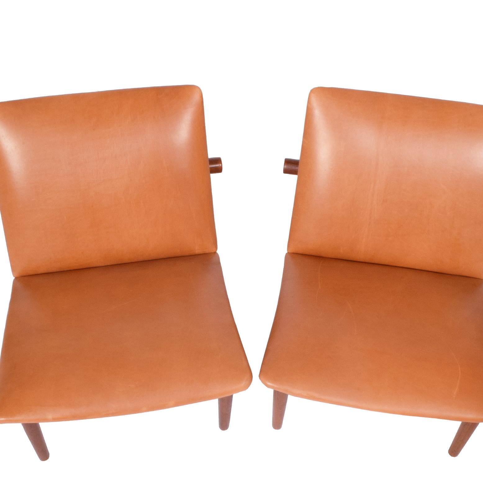 Pair of Finn Juhl Easy Chairs 
