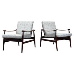 Pair of Finn Juhl FD 133 "Spade Chairs"
