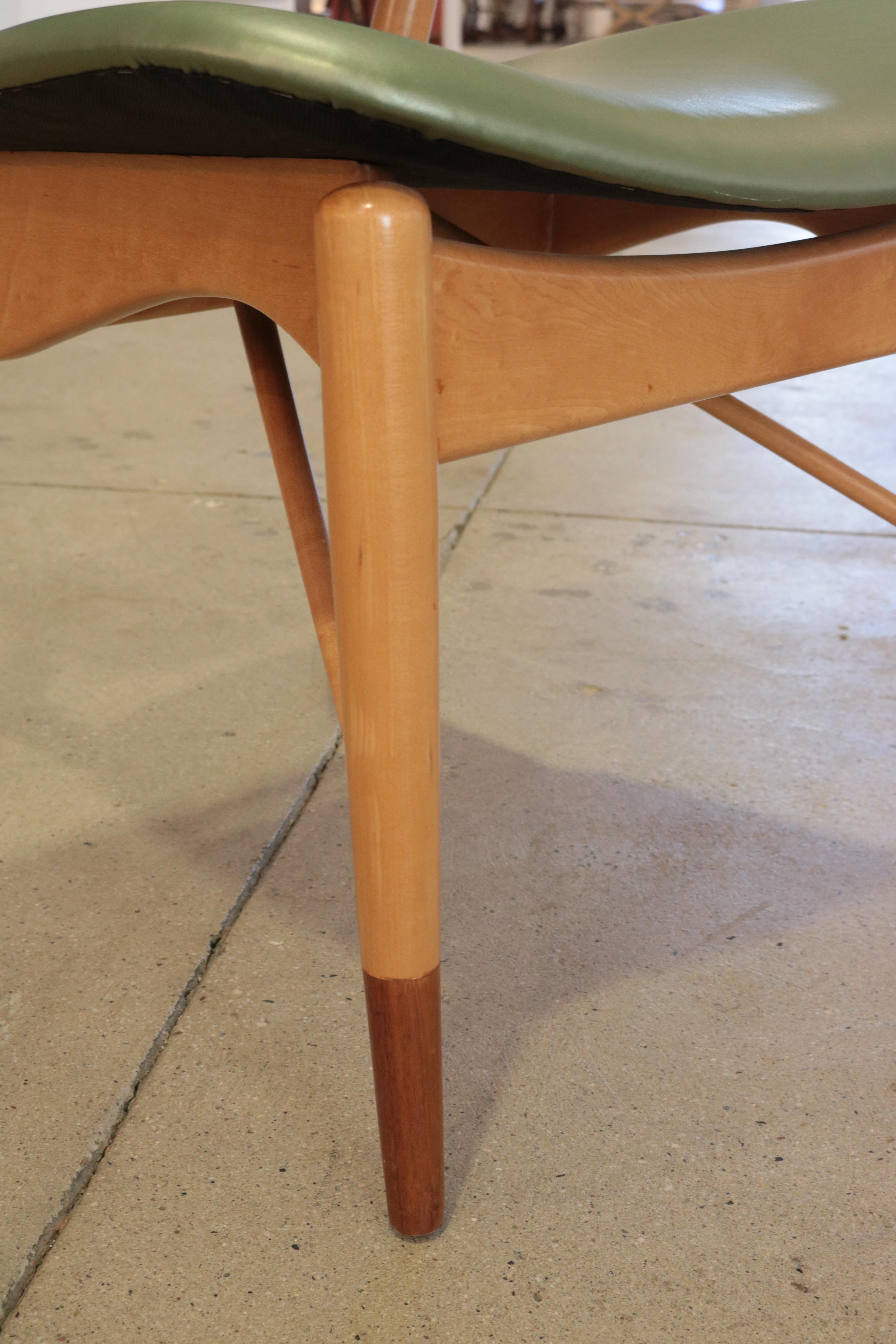 Pair of Finn Juhl for Baker Side Chairs In Good Condition For Sale In New York, NY