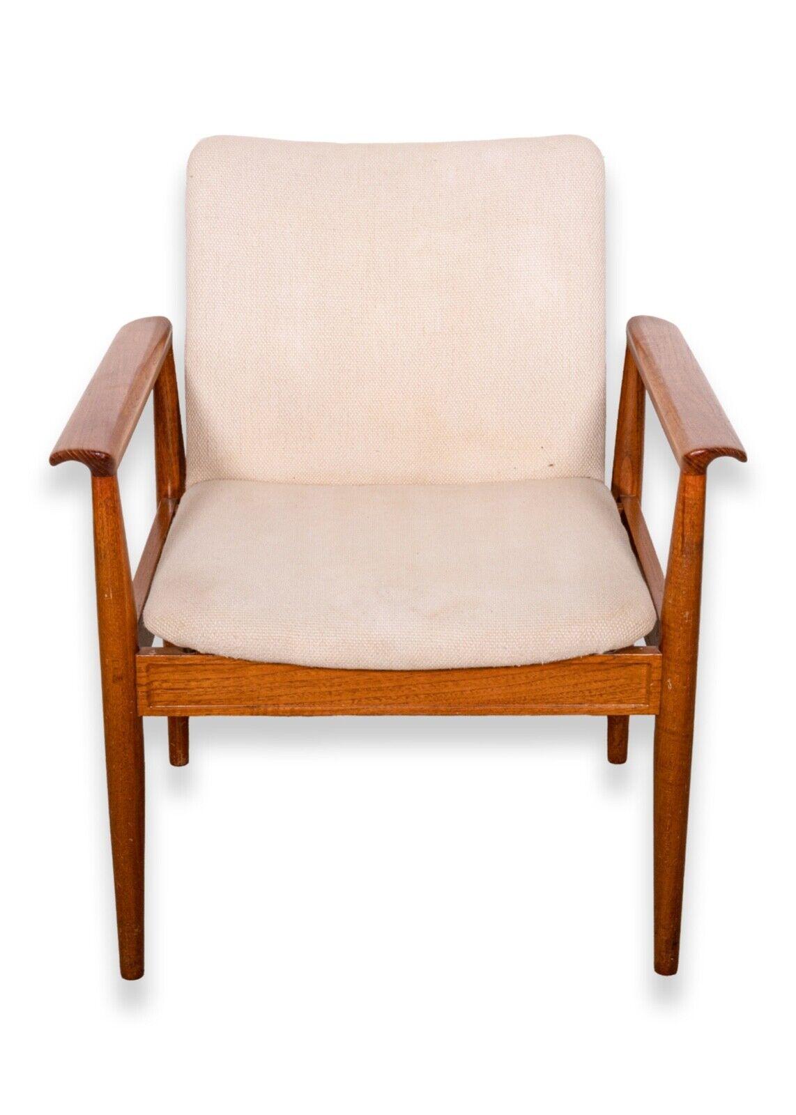 Paire de fauteuils en teck Finn Juhl pour France & Son Denmark Diplomat Model 209 années 60 en vente 6