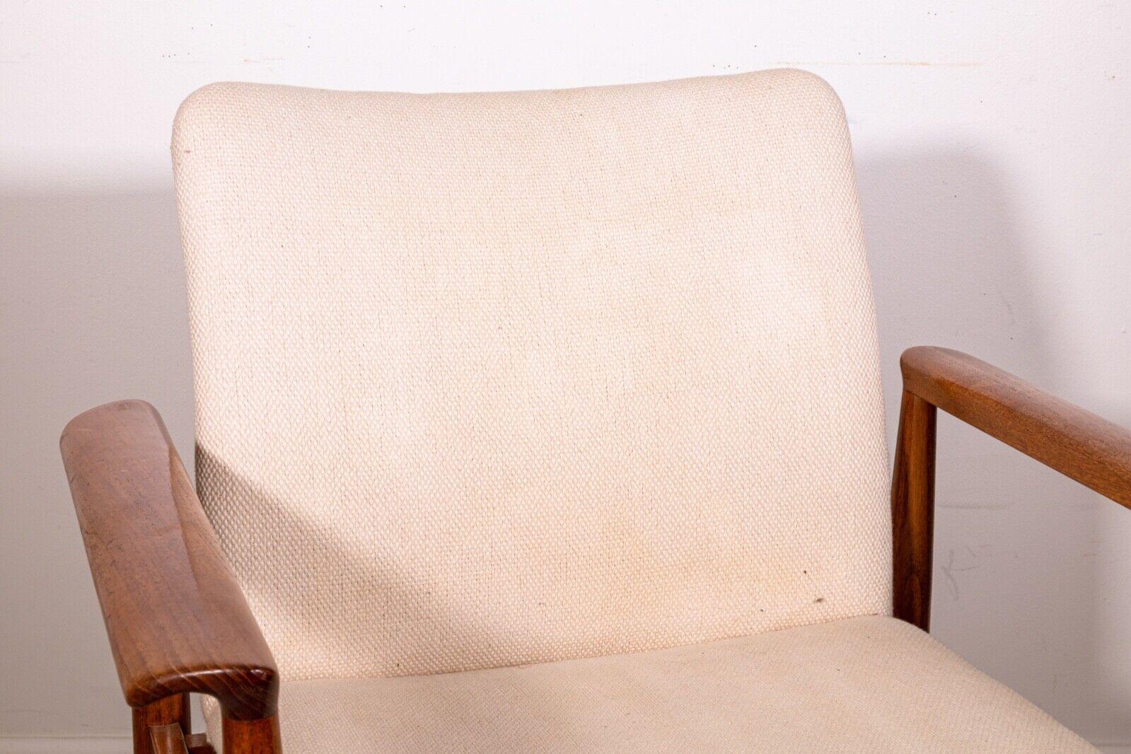 Paire de fauteuils en teck Finn Juhl pour France & Son Denmark Diplomat Model 209 années 60 Bon état - En vente à Keego Harbor, MI