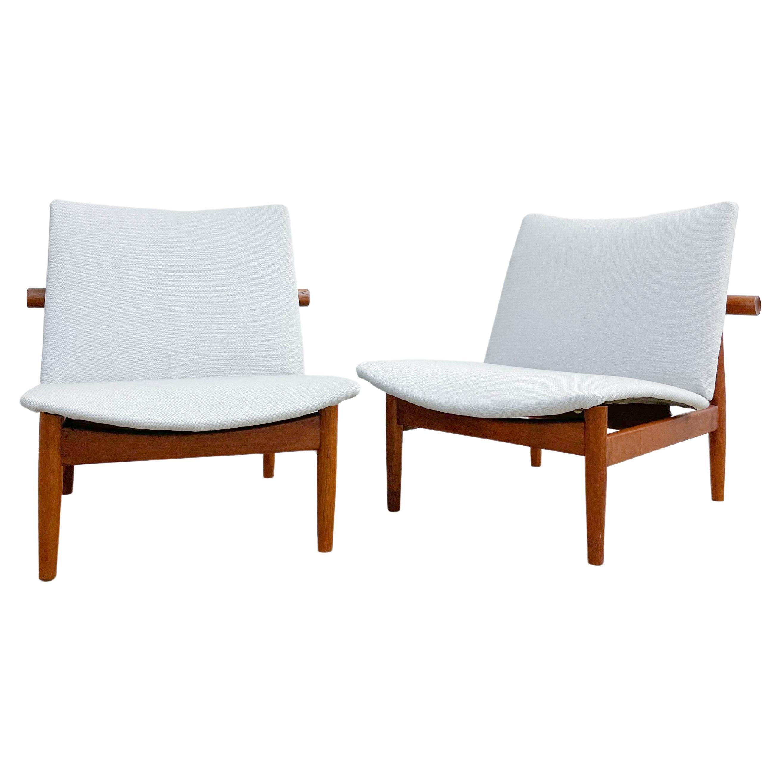 Pair of Finn Juhl Japan Chairs in Teak