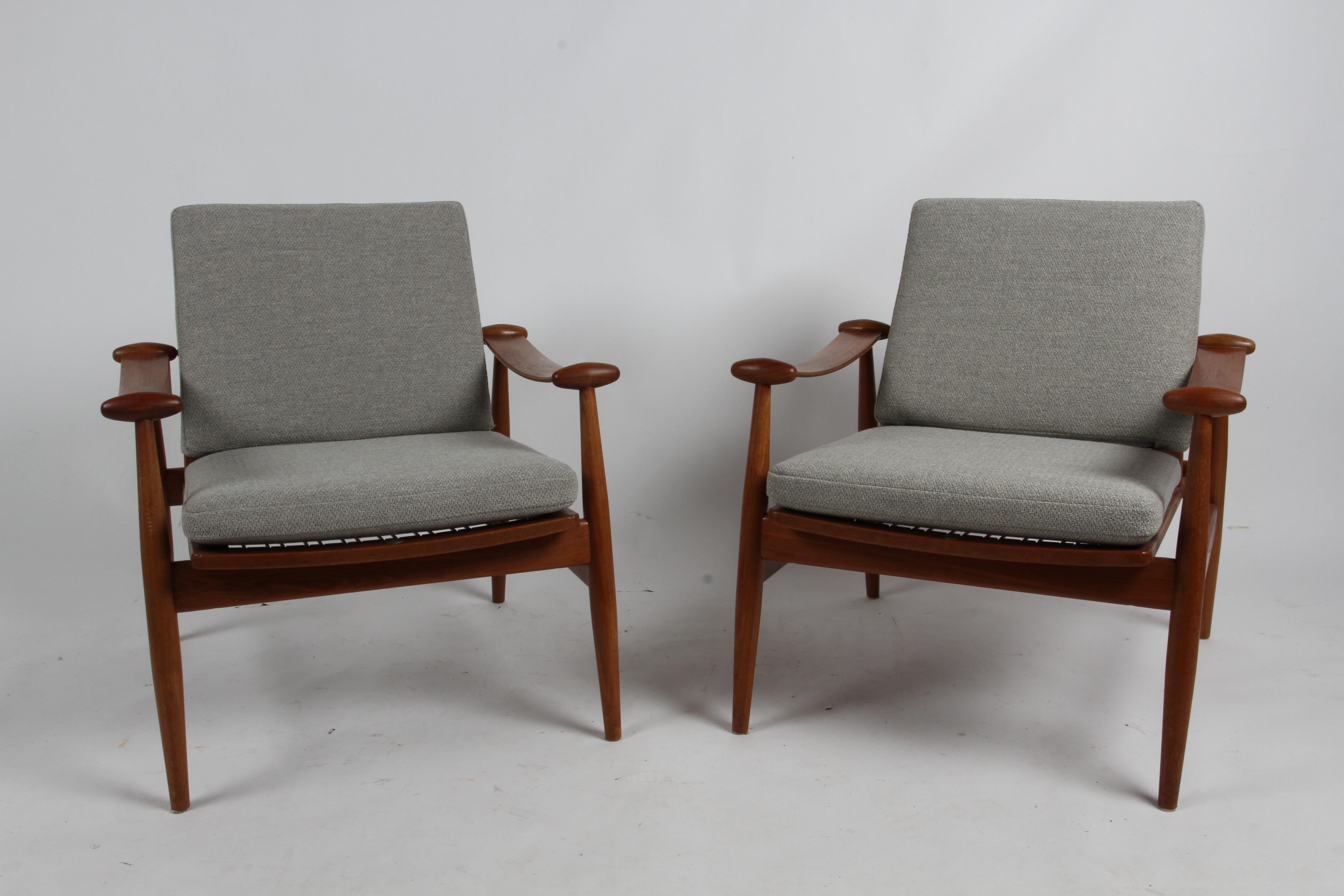 Pair of Mid-Century Danish Modern Finn Juhl Model 133 