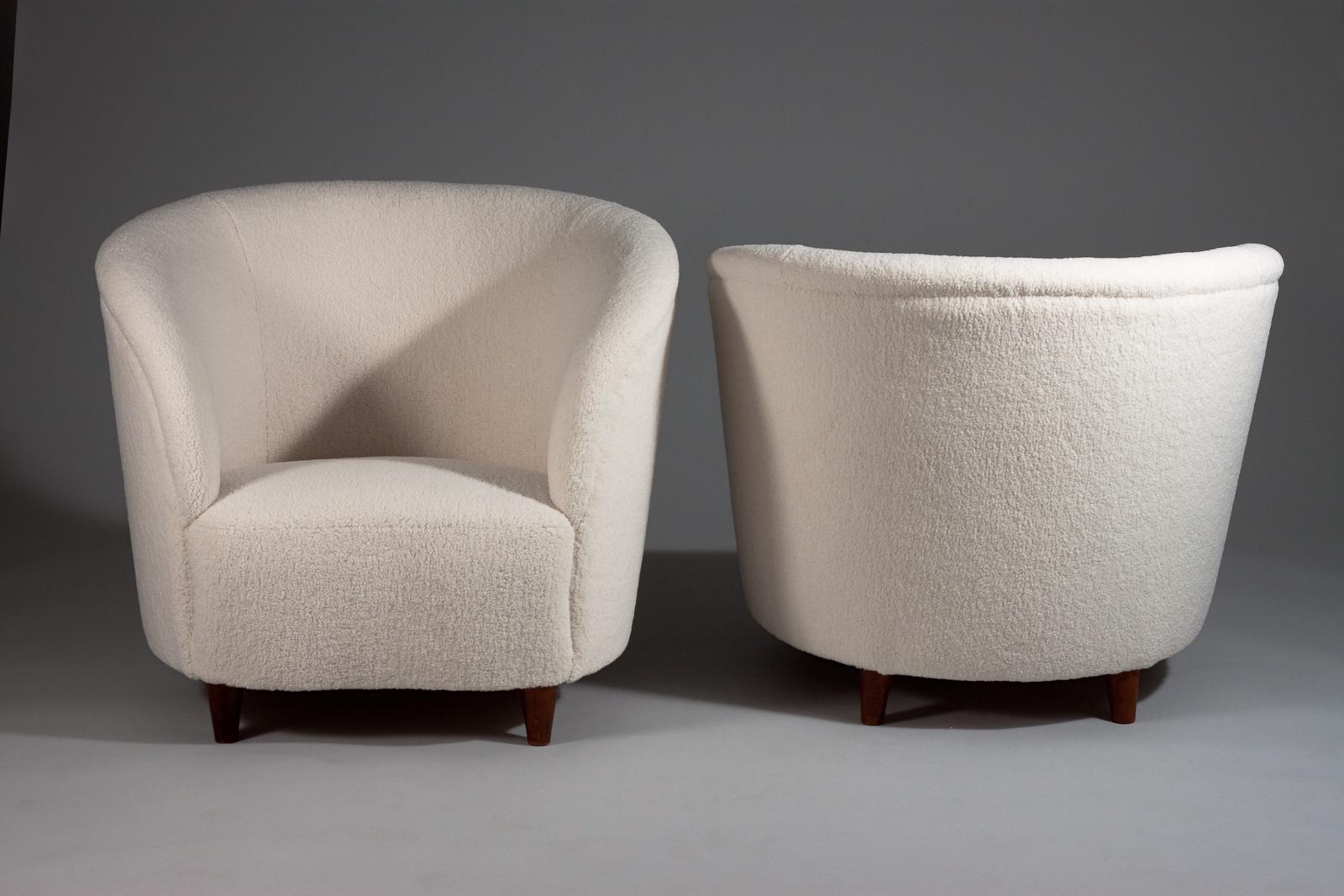 Elna Kiljander, Pair of Finnish 1930s Modernist Lounge Chairs 1