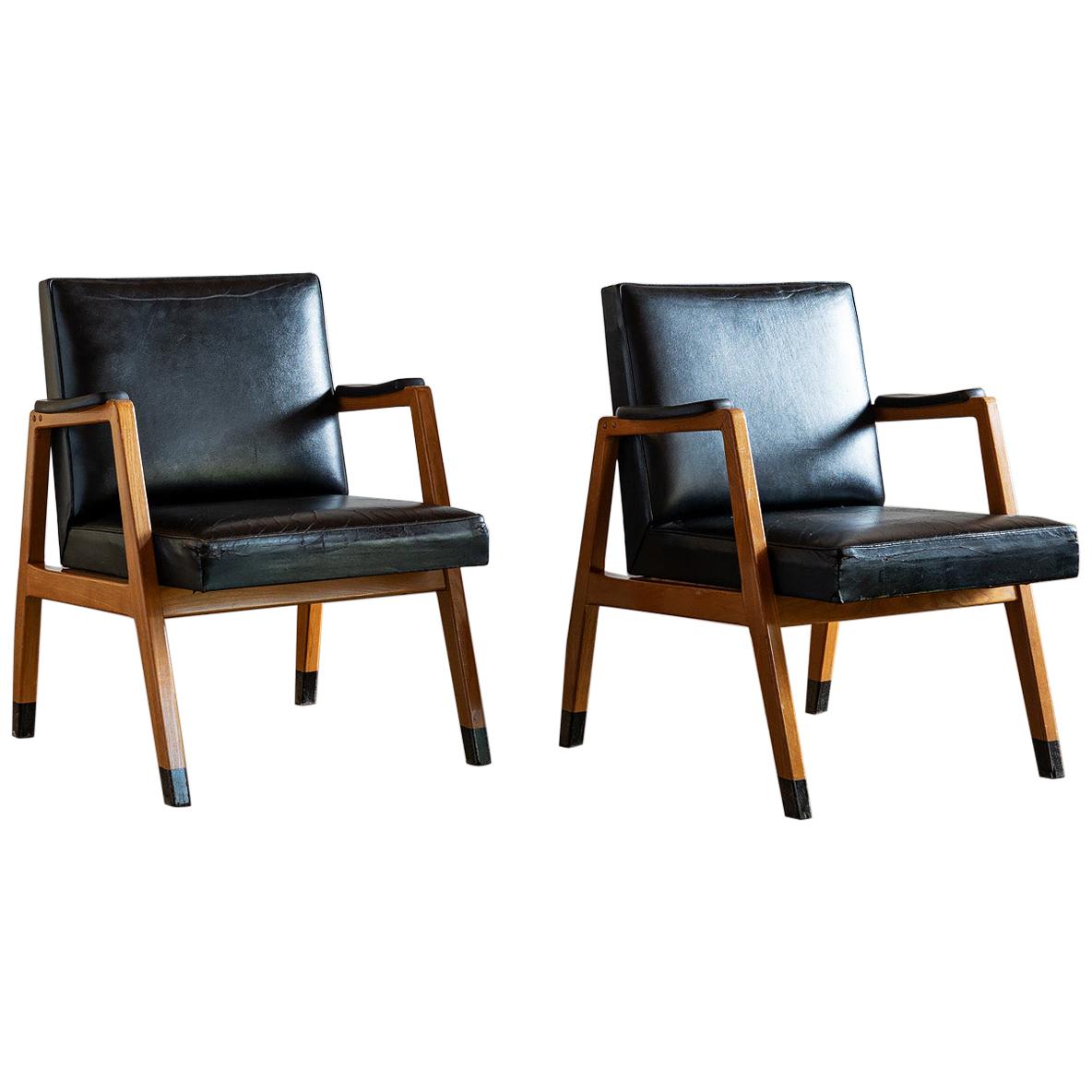 Pair of Finnish Armchairs by Lasse Ollinkari and Aarne Ervi, 1940s