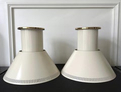 Pair of Finnish Ceiling Lights Paavo Tynell for Taito