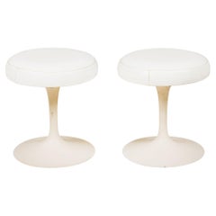 Pair of Finnish Eero Saarinen for Knoll International Swivel Tulip Stools