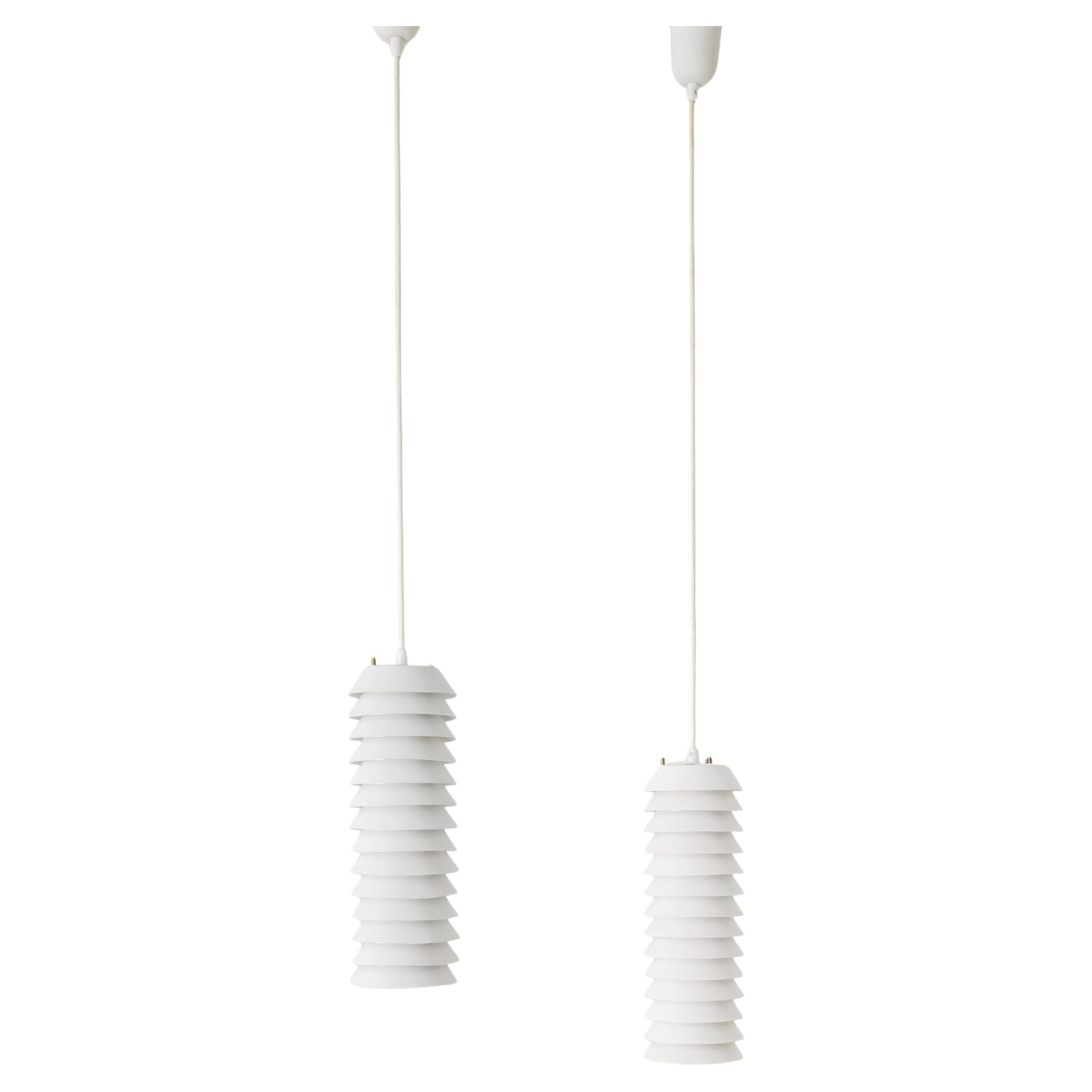 Pair of Finnish Mid Century Maija The Bee Ceiling Pendants by Ilmari Tapiovaara For Sale