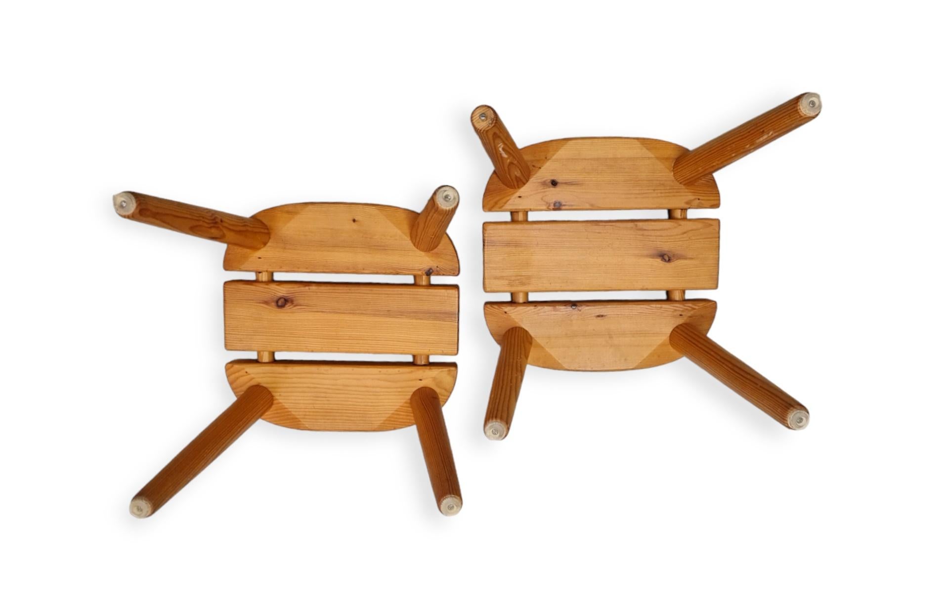 Pair of Finnish Sauna Stools, 1970s For Sale 1