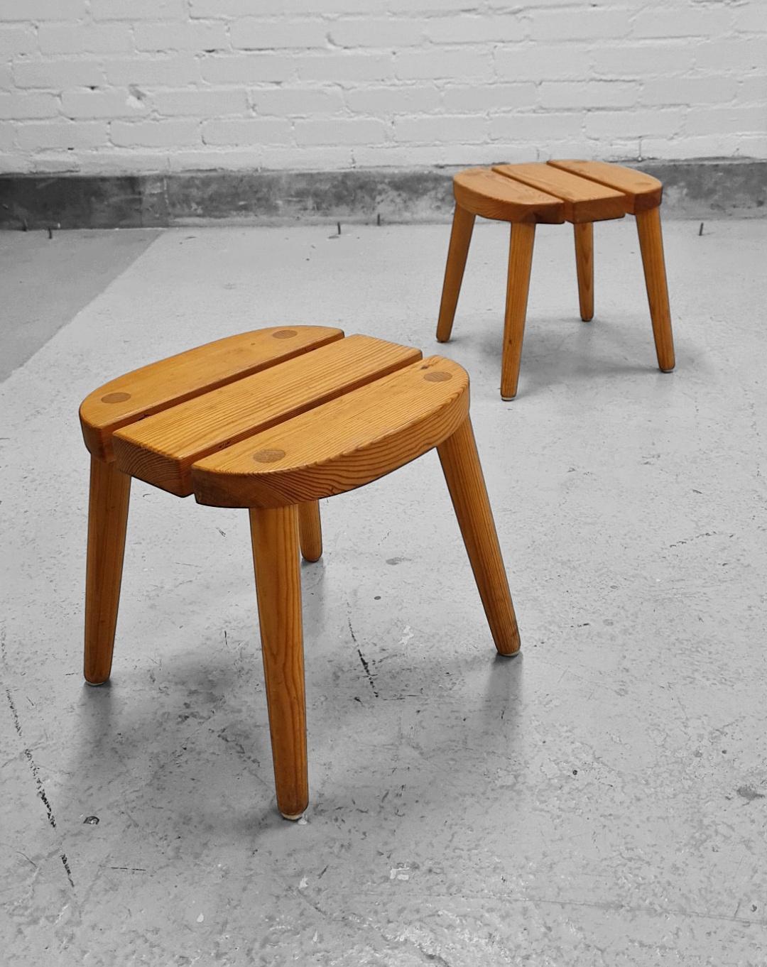 Pair of Finnish Sauna Stools, 1970s For Sale 2