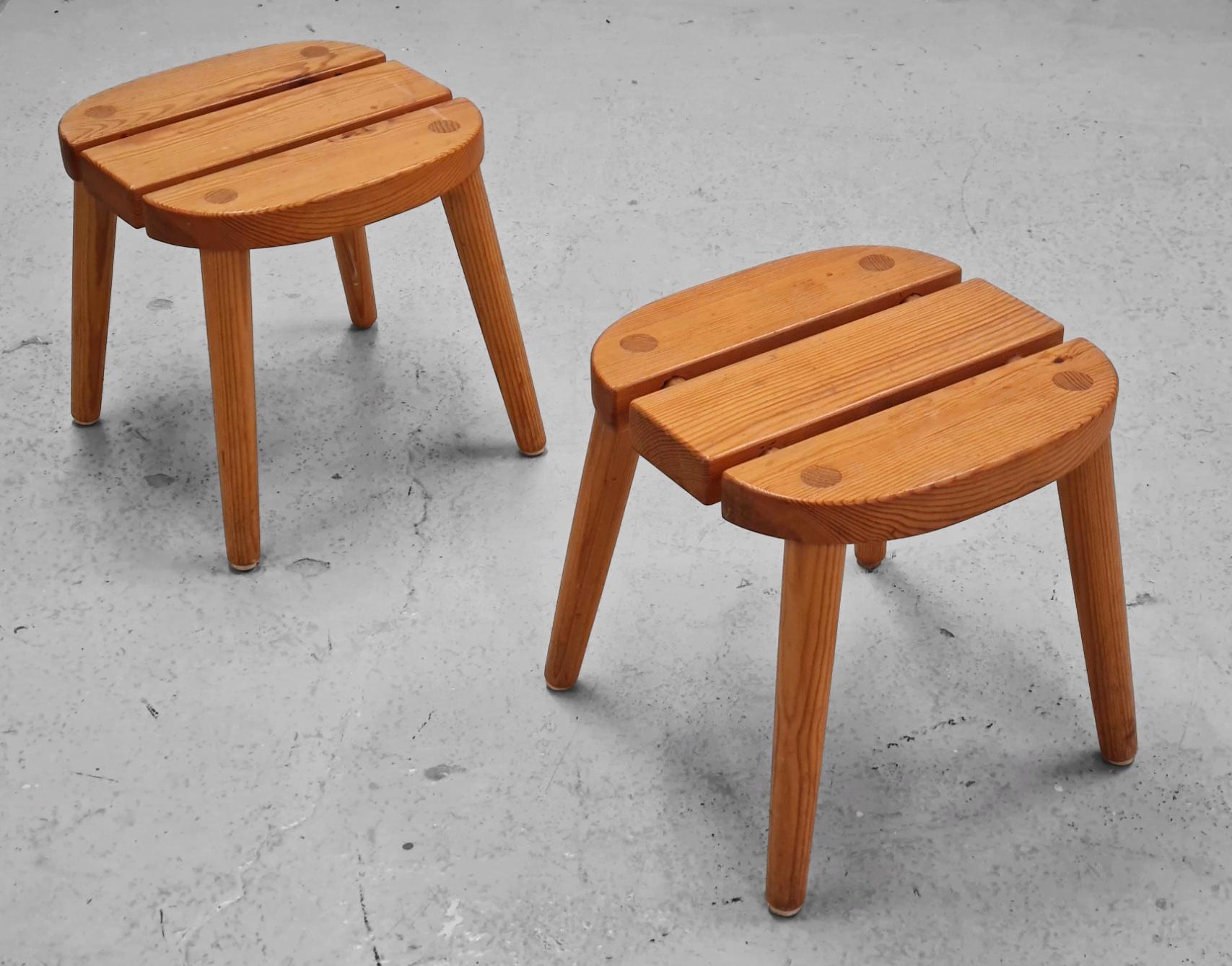 Pair of Finnish Sauna Stools, 1970s For Sale 3