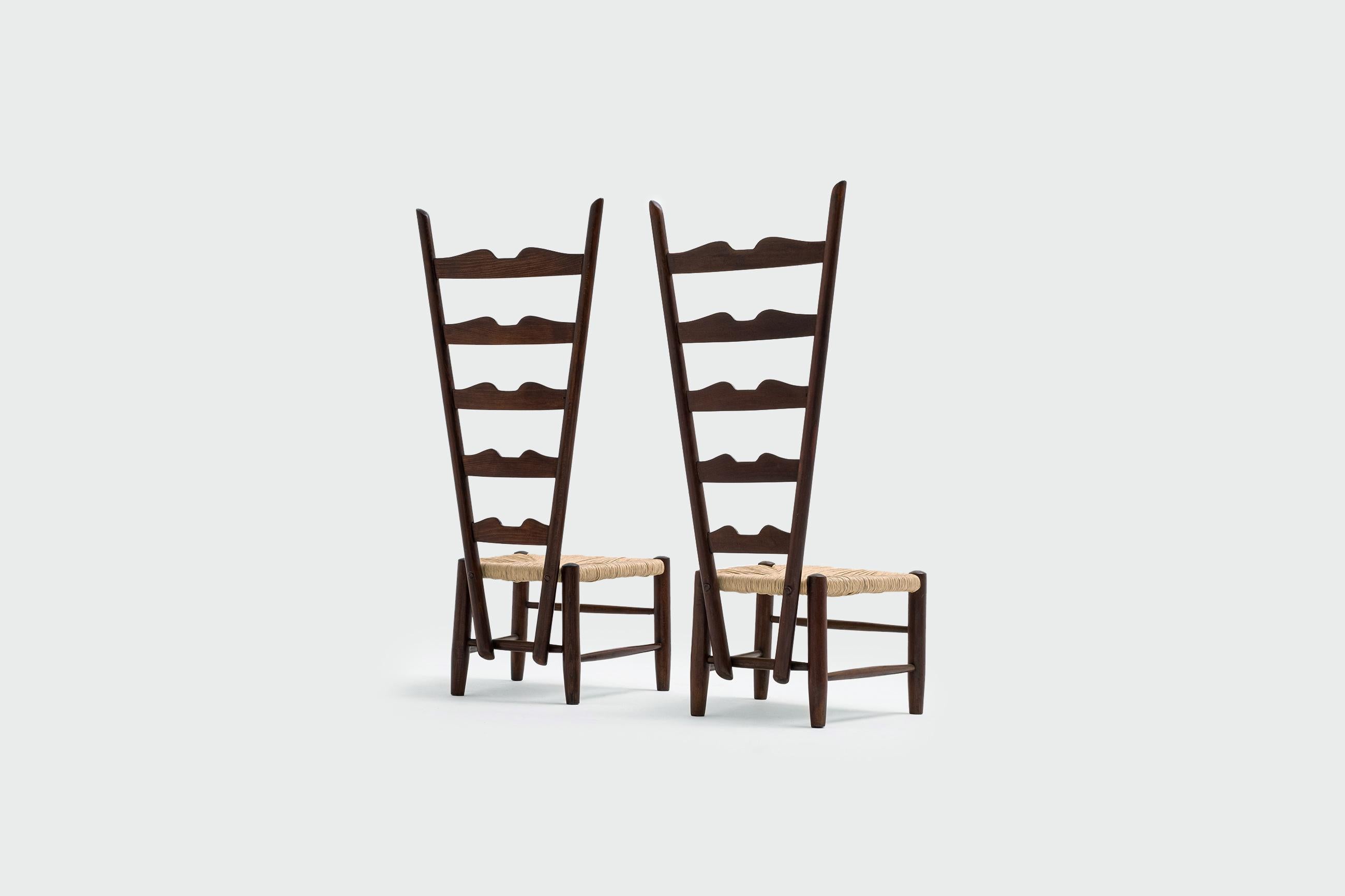 Italian Pair of Fireside Chairs by Gio Ponti, circa 1939