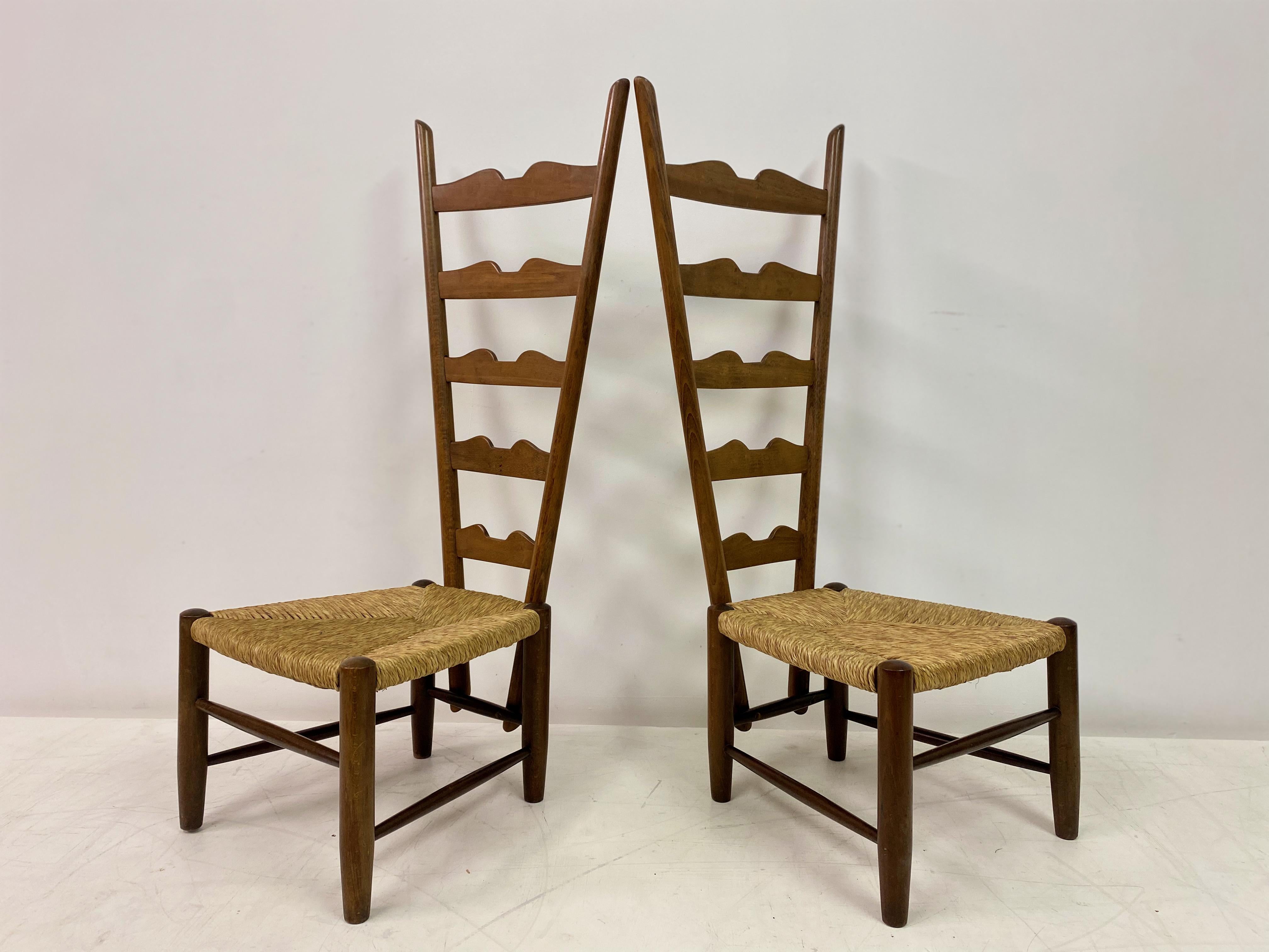 Pair Of Fireside Chairs By Gio Ponti For Casa E Giardino For Sale 5