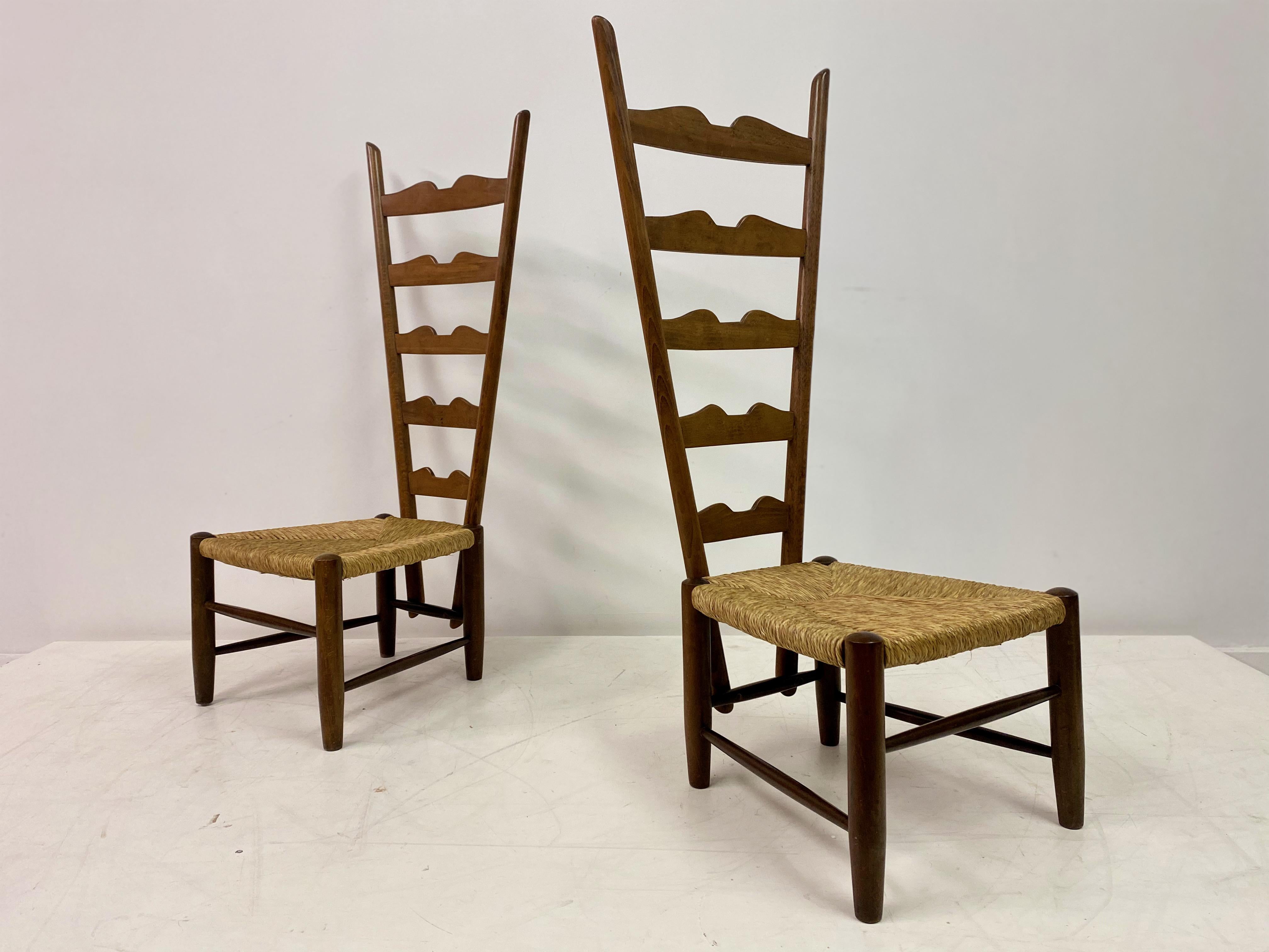 Pair Of Fireside Chairs By Gio Ponti For Casa E Giardino For Sale 6