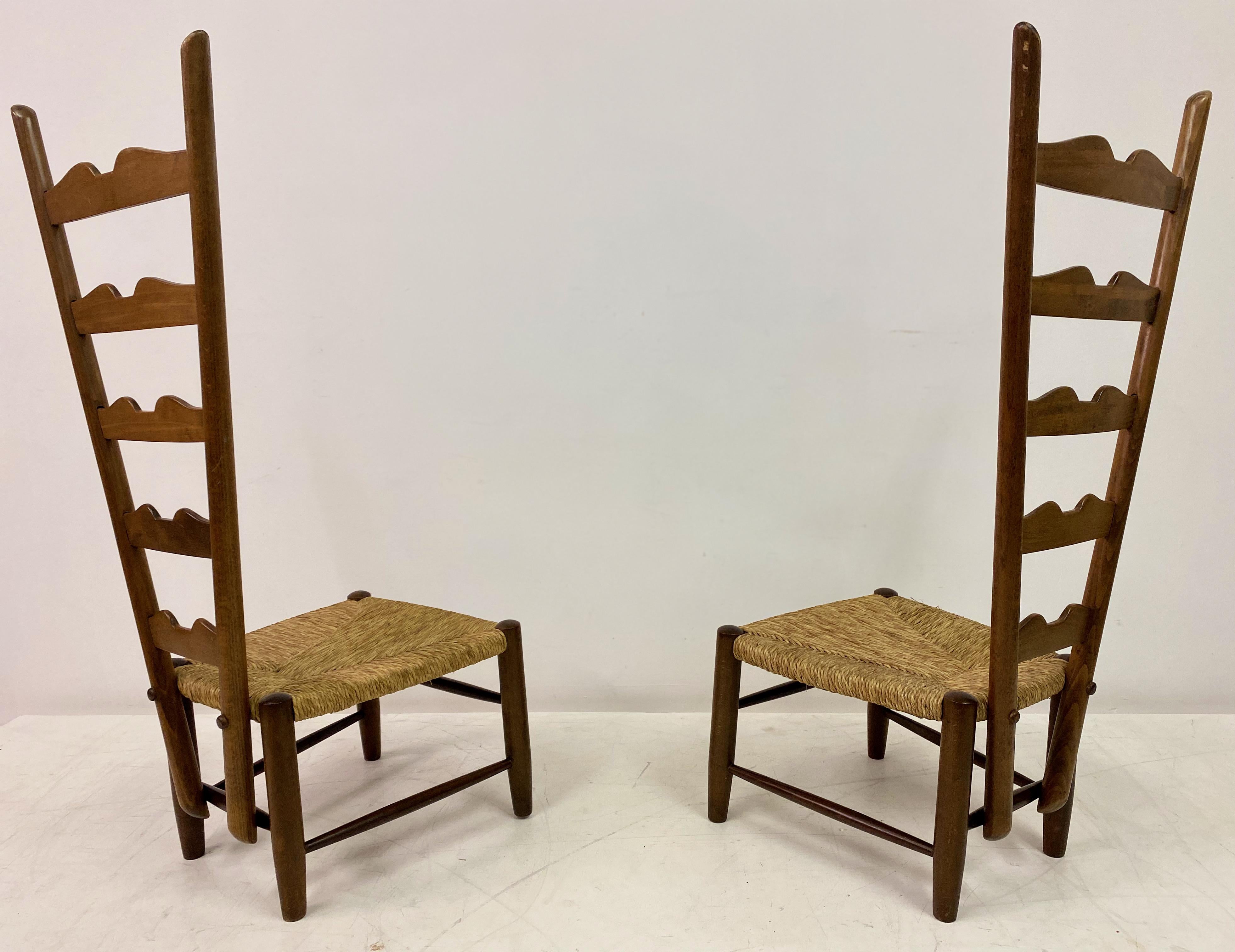 Pair Of Fireside Chairs By Gio Ponti For Casa E Giardino For Sale 1