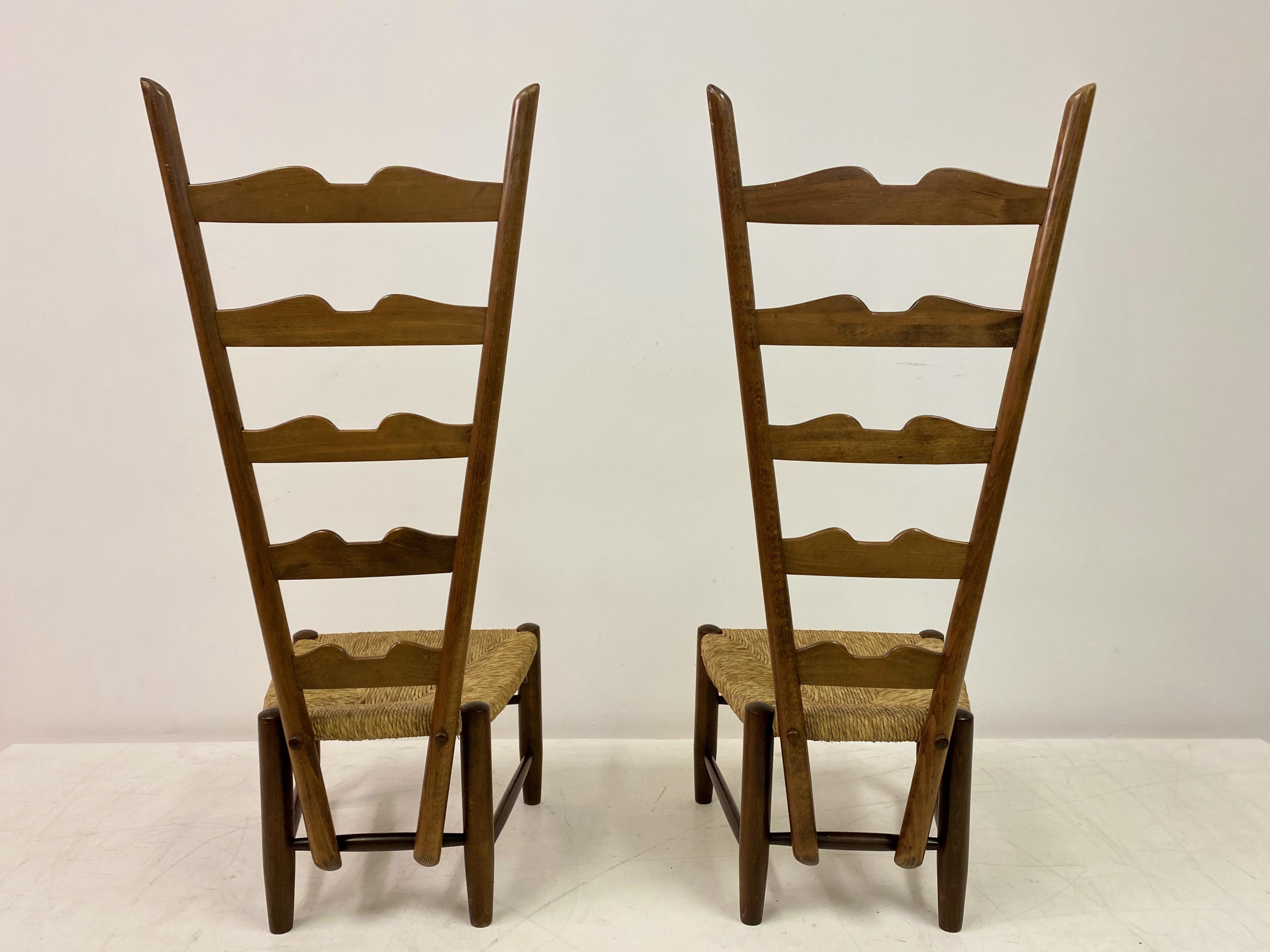 Pair Of Fireside Chairs By Gio Ponti For Casa E Giardino For Sale 2