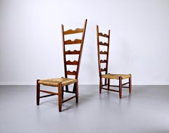 Pair of Fireside Chairs by Gio Ponti for Casa e Giardino, Italy, 1930s