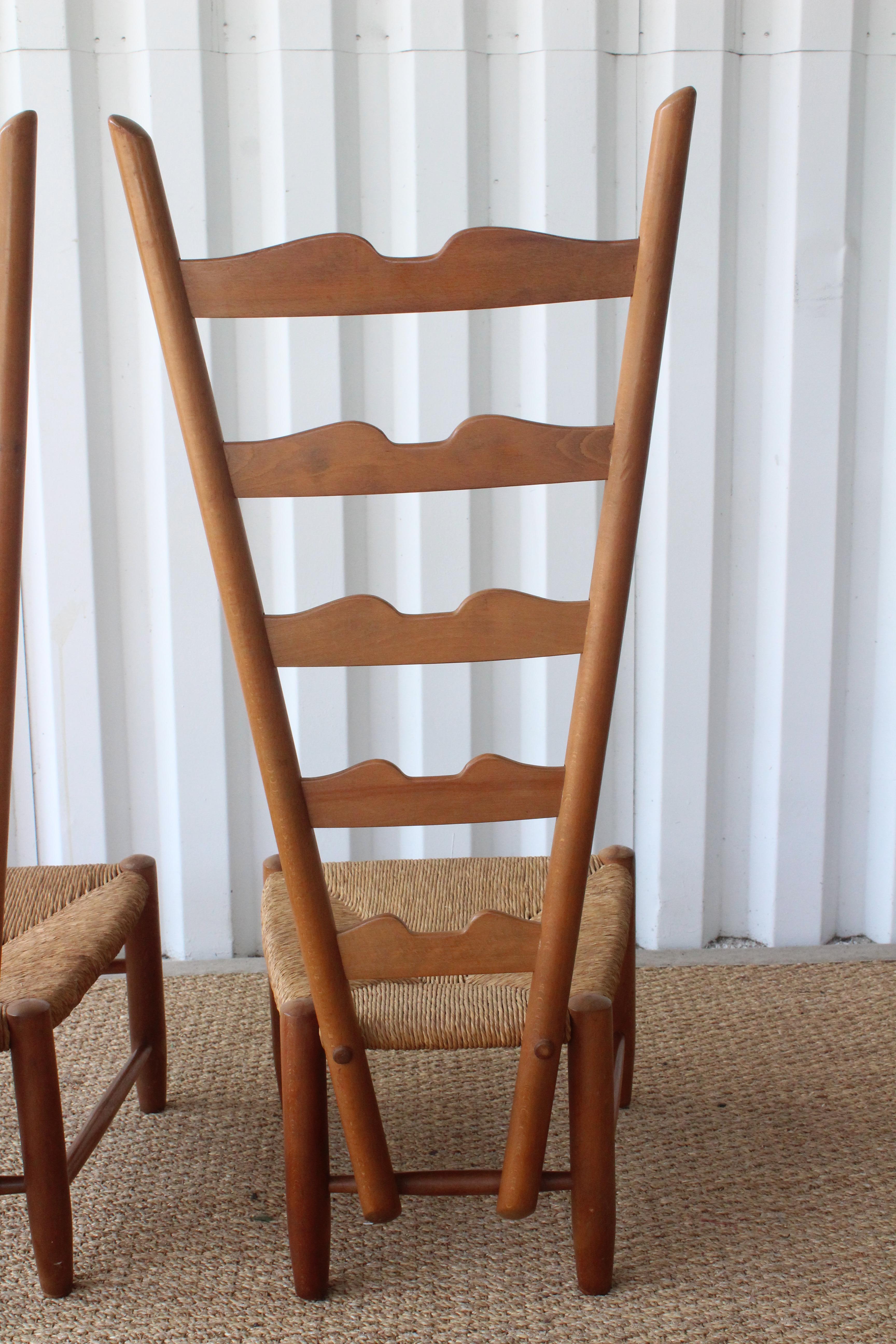 Pair of Fireside Chairs by Gio Ponti for Casa e Giardino, Italy, 1939 5