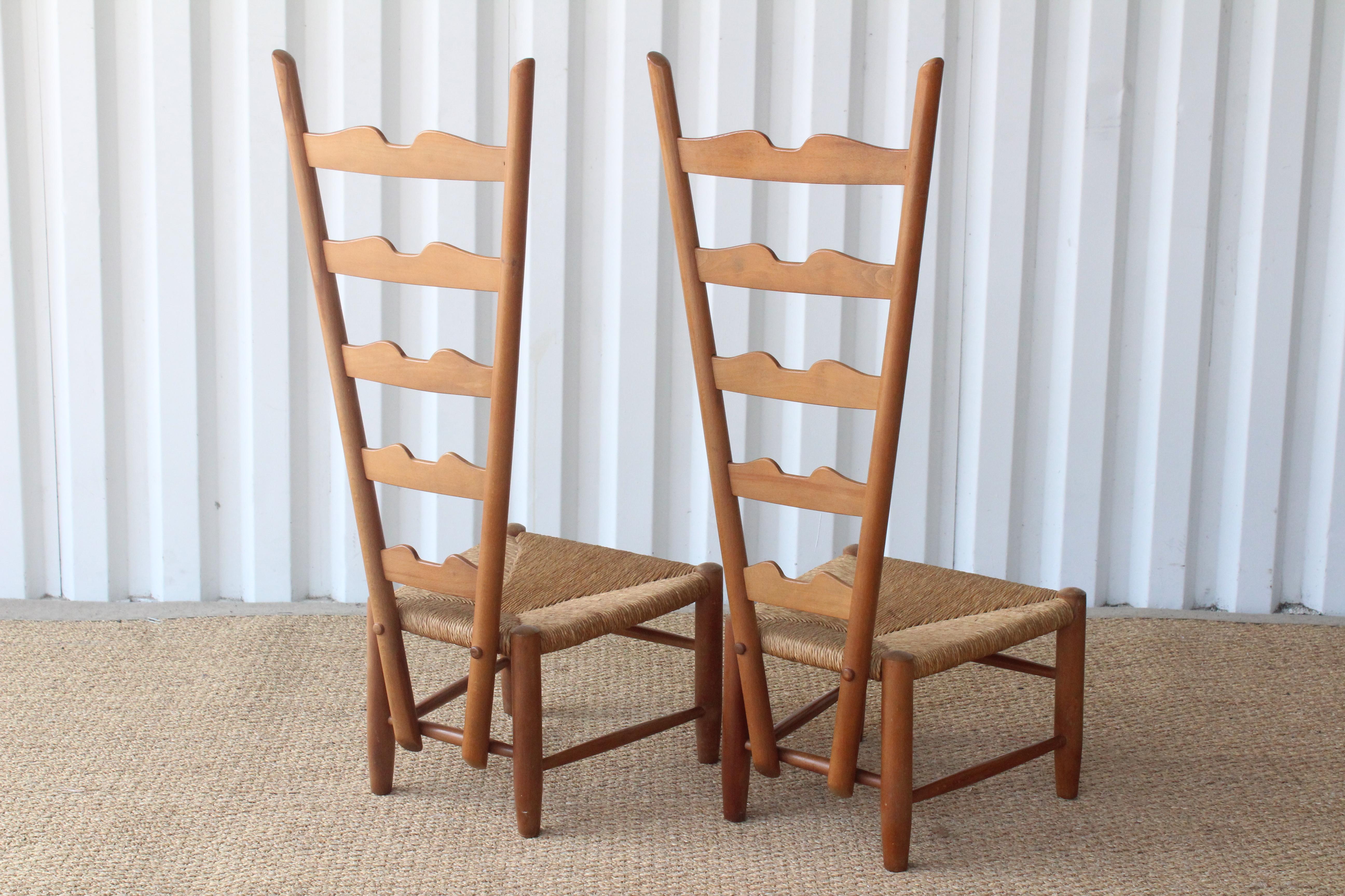 Italian Pair of Fireside Chairs by Gio Ponti for Casa e Giardino, Italy, 1939