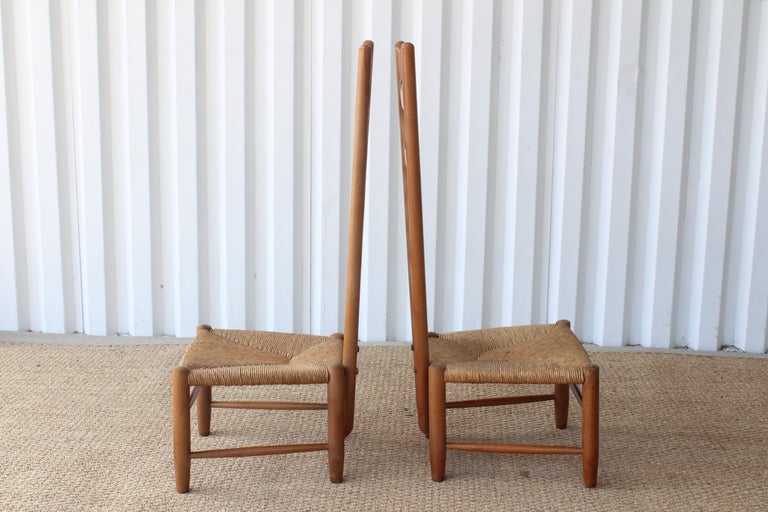 Rush Pair of Fireside Chairs by Gio Ponti for Casa e Giardino, Italy, 1939 For Sale