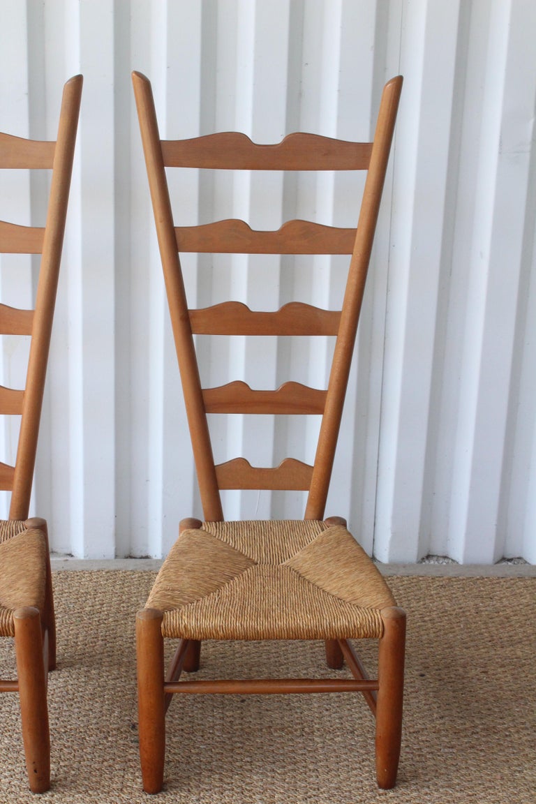 Pair of Fireside Chairs by Gio Ponti for Casa e Giardino, Italy, 1939 For Sale 2