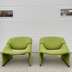 Paire de chaises Groovy de première édition par Pierre Paulin Model No F580 pour Artifort