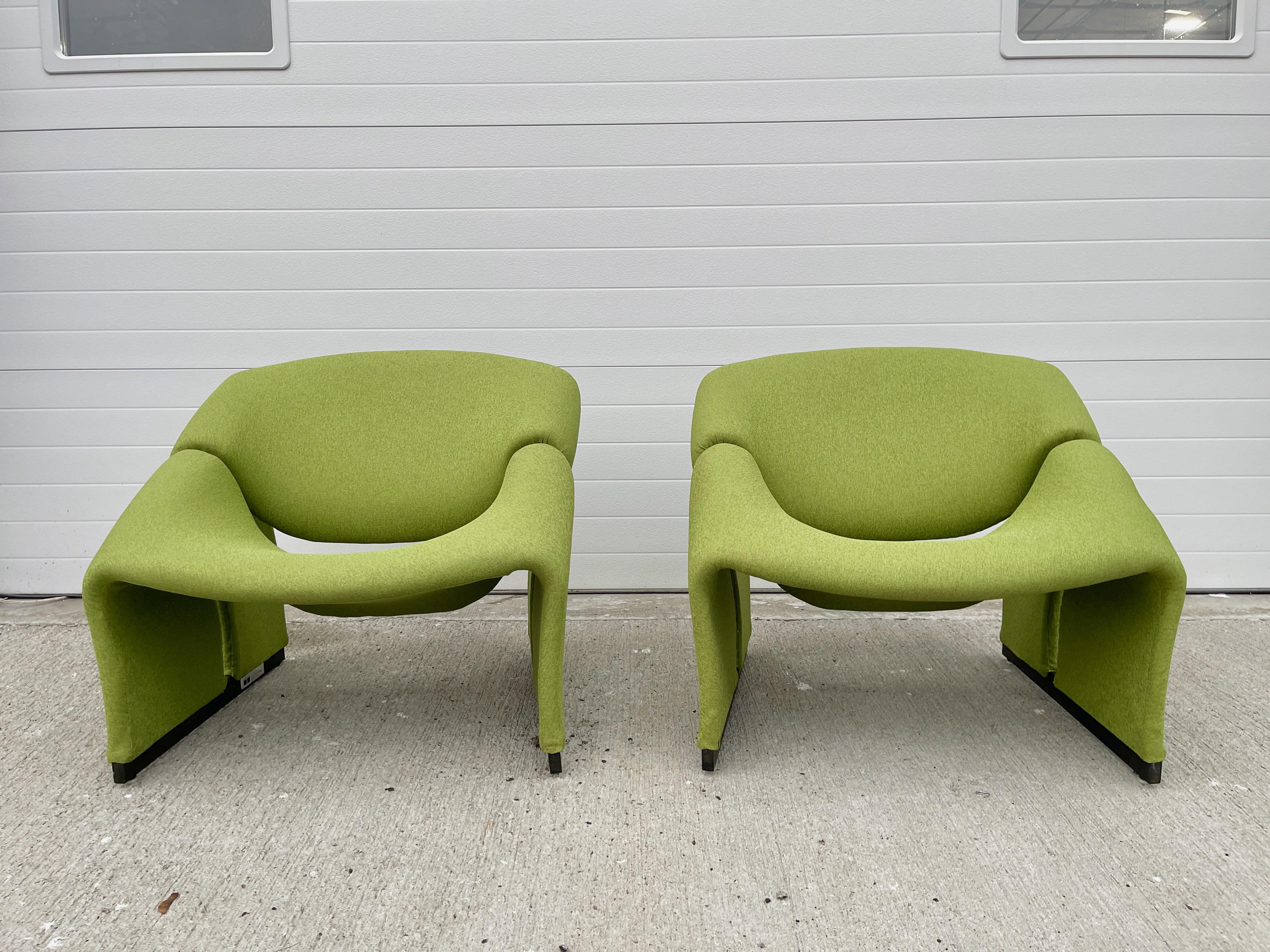 Paar Groovy Chairs von Pierre Paulin Model F580 für Artifort (Erstausgabe) (Space Age) im Angebot